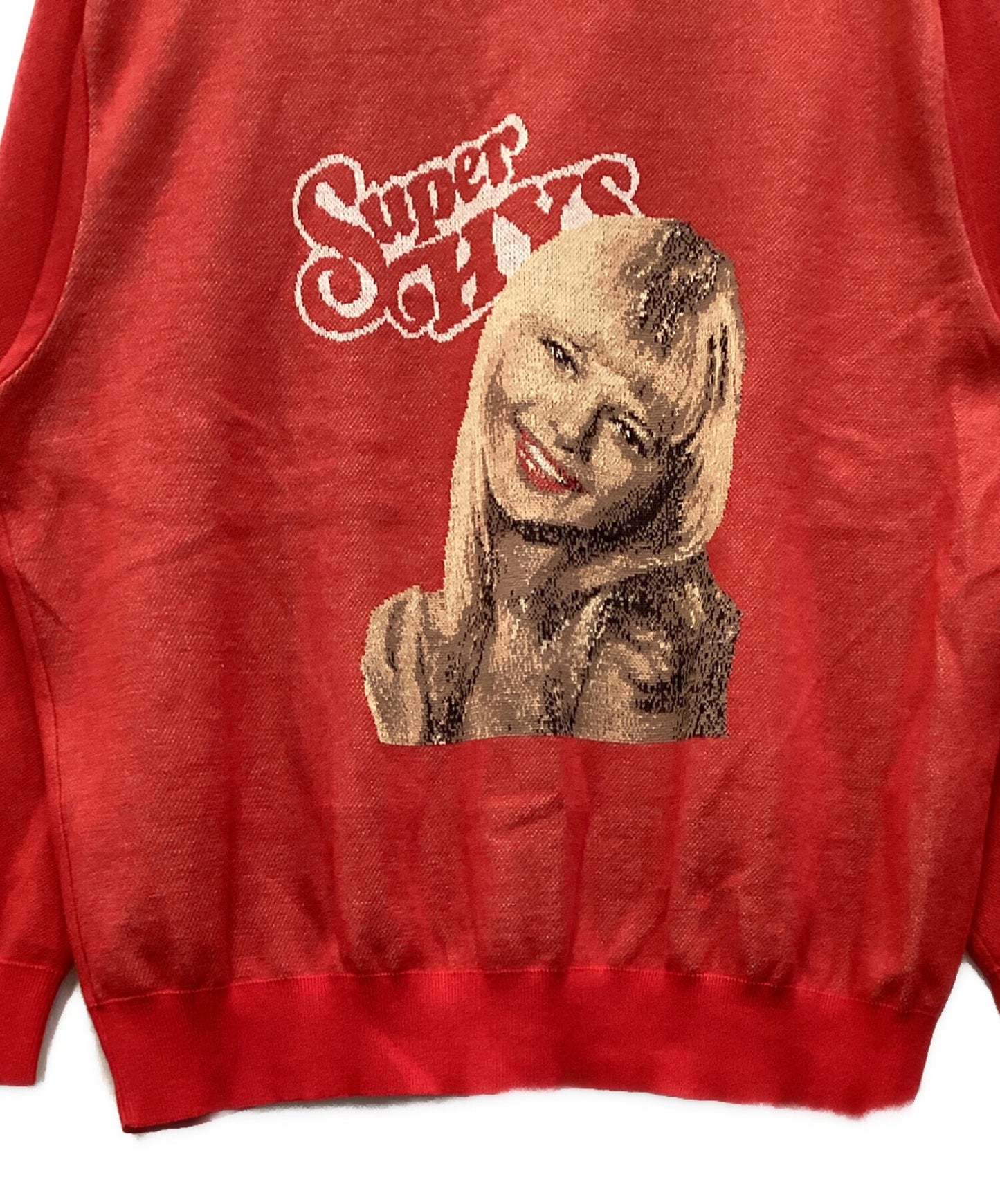 [Pre-owned] Hysteric Glamour ROCK MY WORLD Girl Design Knit 02251NS03