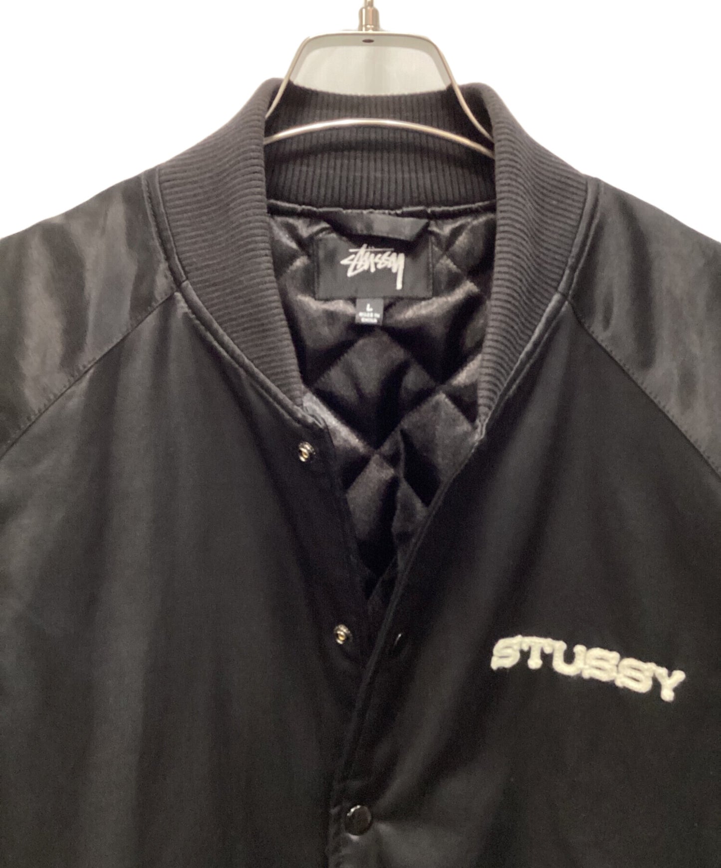 [Pre-owned] stussy Souvenir Jacket Black 115832