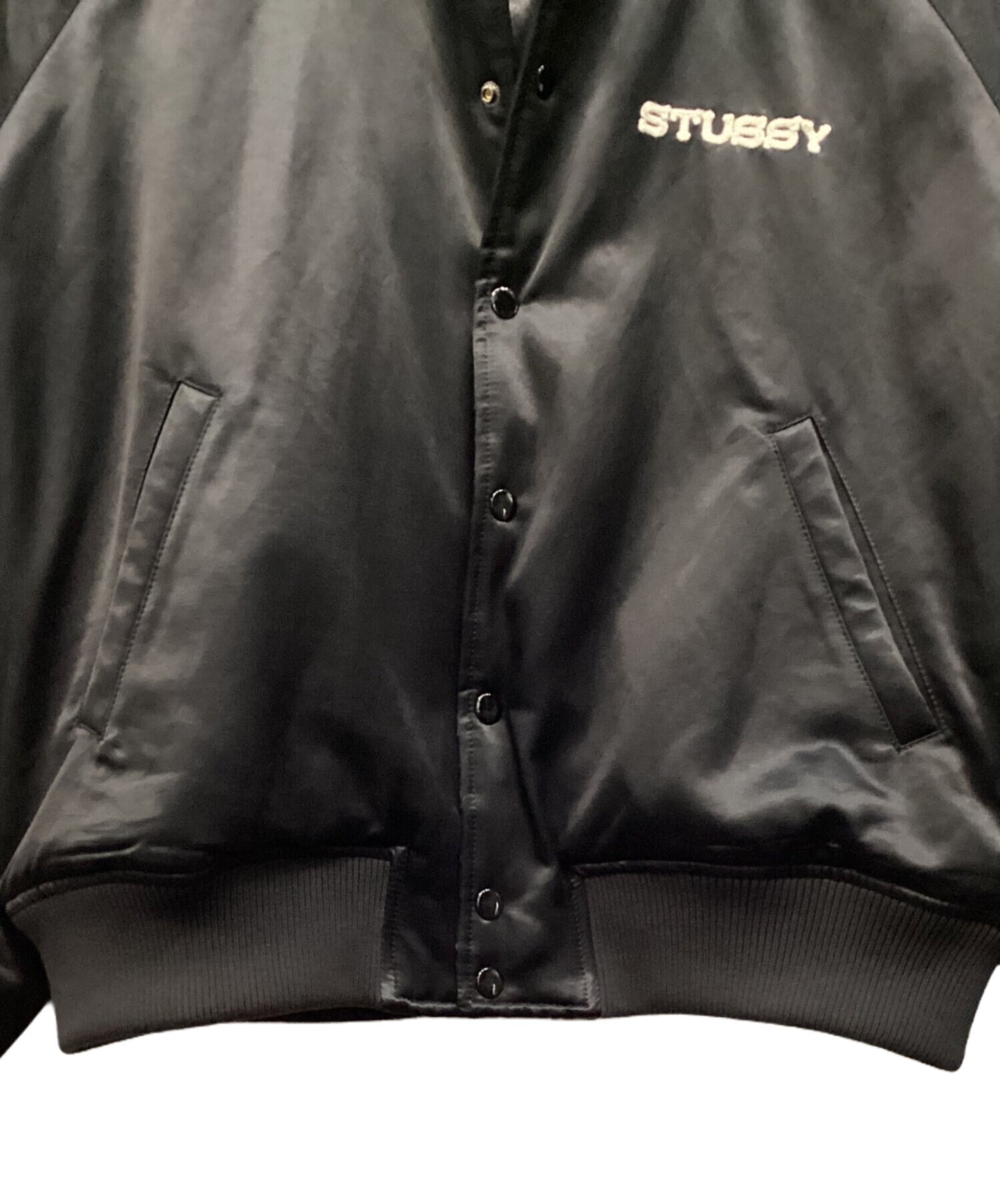 [Pre-owned] stussy Souvenir Jacket Black 115832