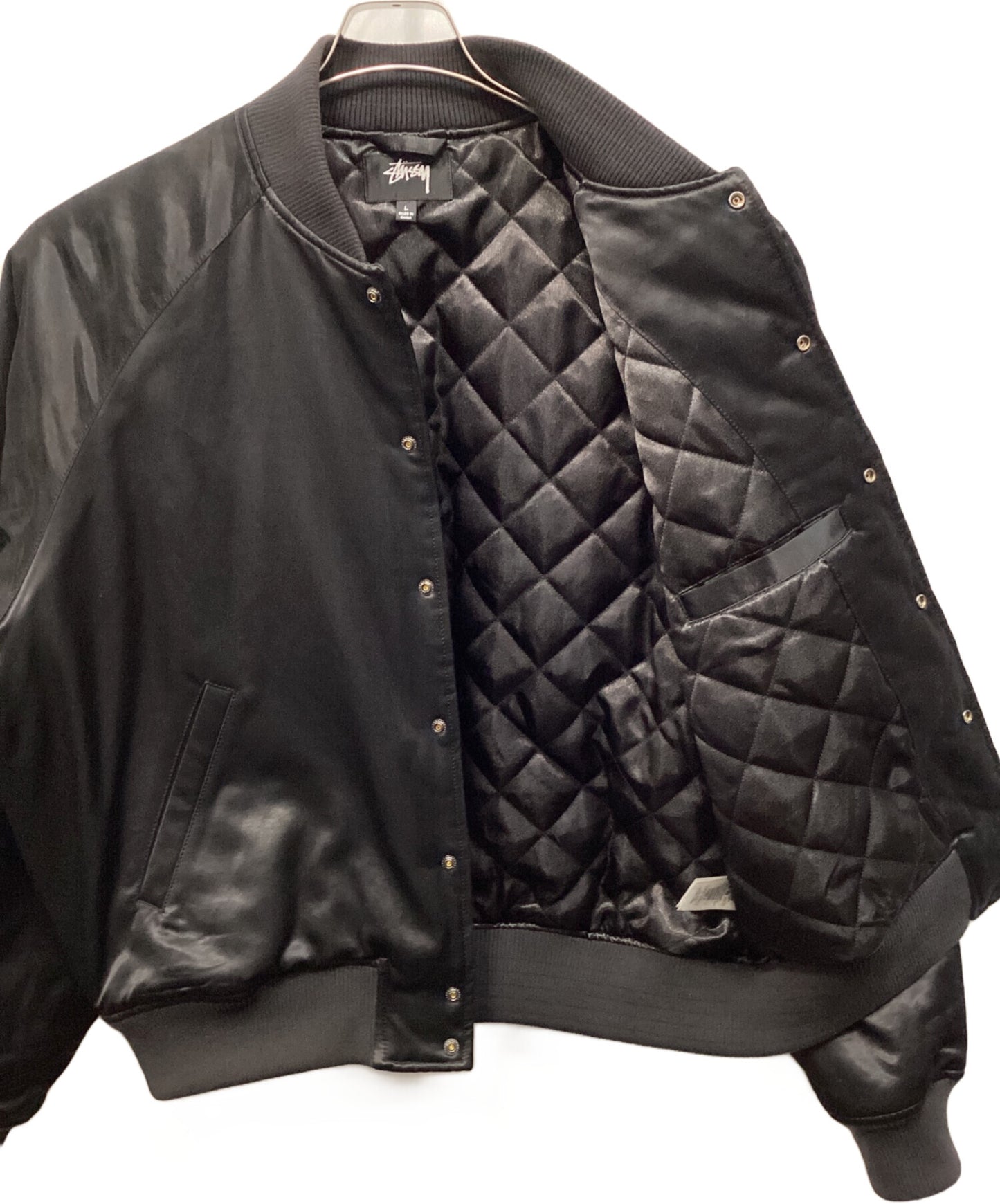 [Pre-owned] stussy Souvenir Jacket Black 115832