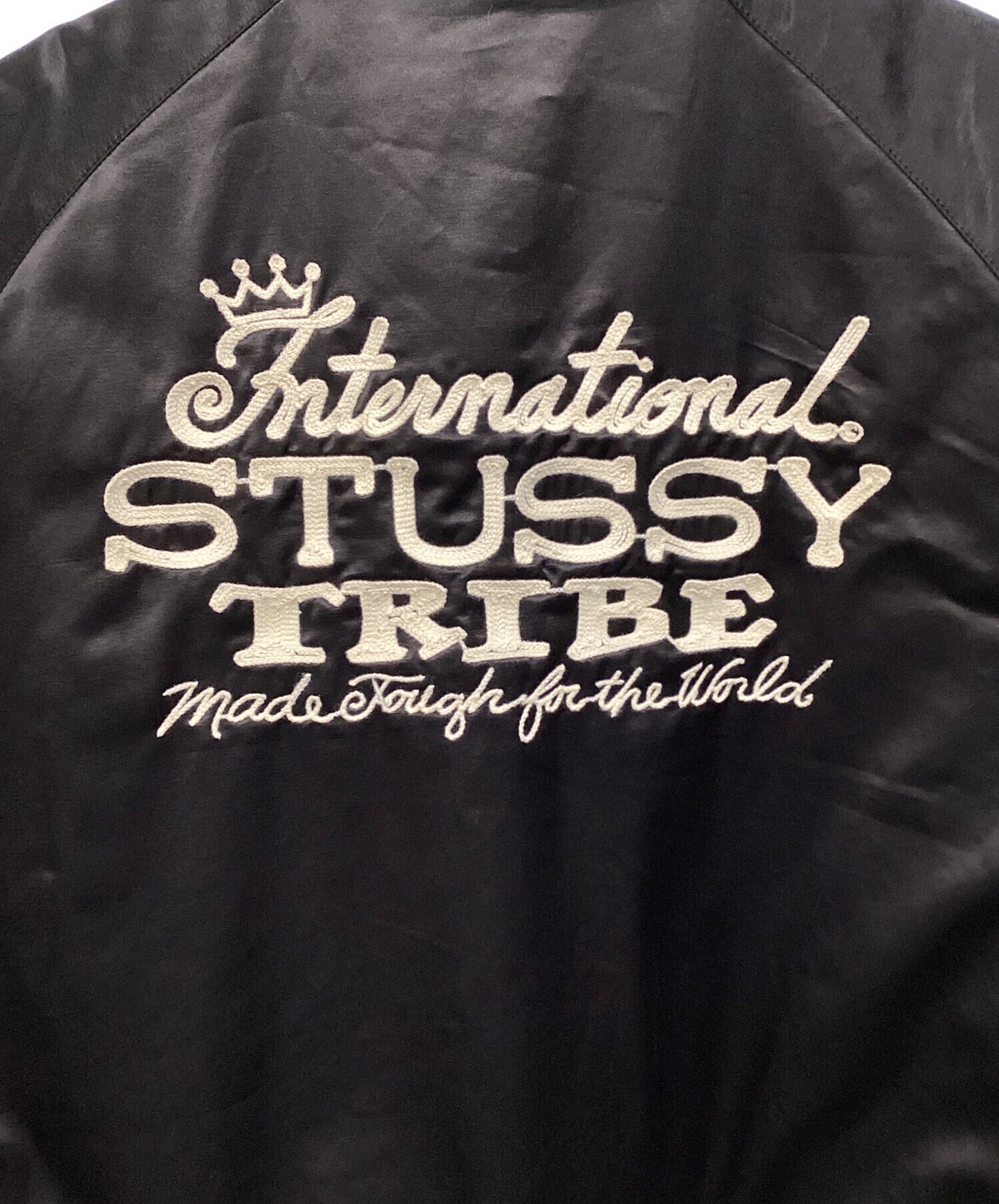 [Pre-owned] stussy Souvenir Jacket Black 115832