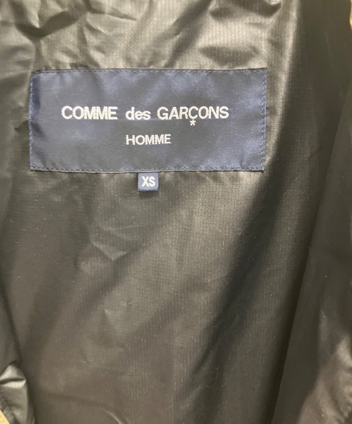 [Pre-owned] COMME des GARCONS Estelle rip cloth PRIMALOFT PrimaLoft AD2022 cotton coat HJ-C007