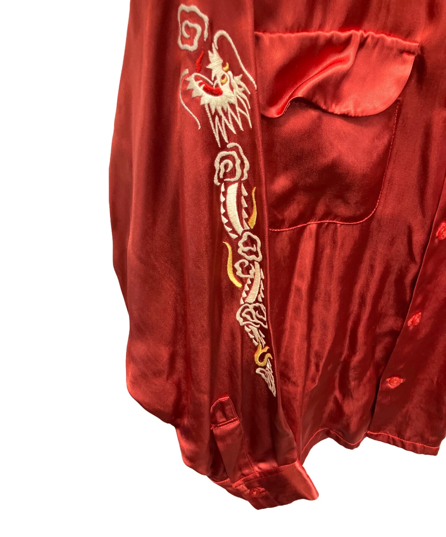 [Pre-owned] Hysteric Glamour BLACK PANTHER embroidered souvenir shirt, long sleeve shirt 02241AH14