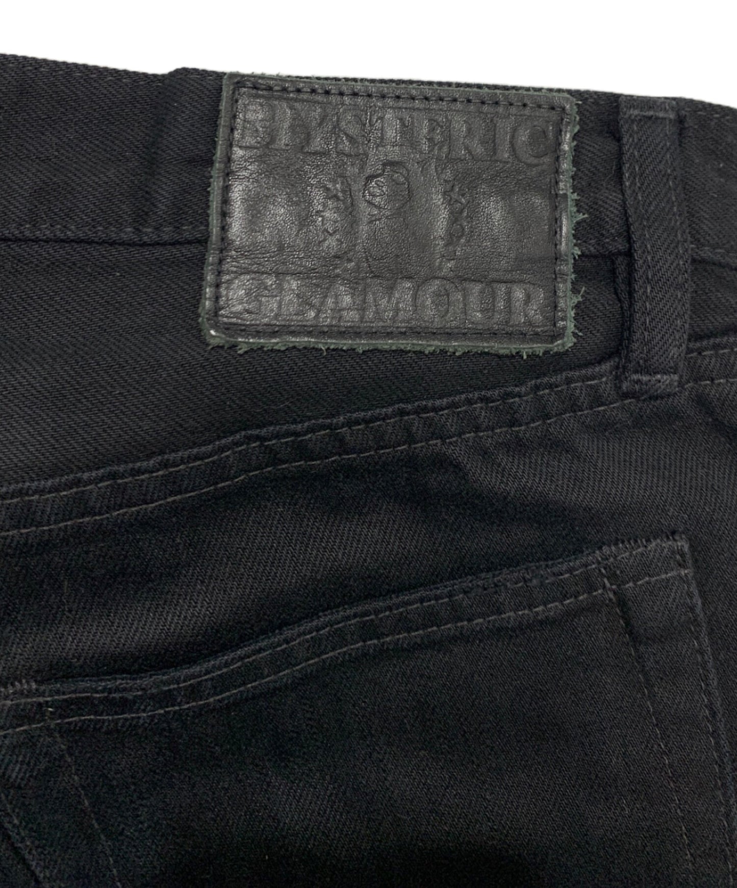 [Pre-owned] Hysteric Glamour Damaged studded denim pants
