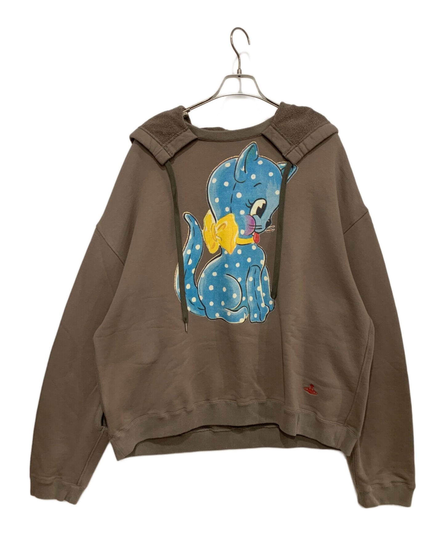 [Pre-owned] Vivienne Westwood CAT Print Lined Hoodie 17-13-321002