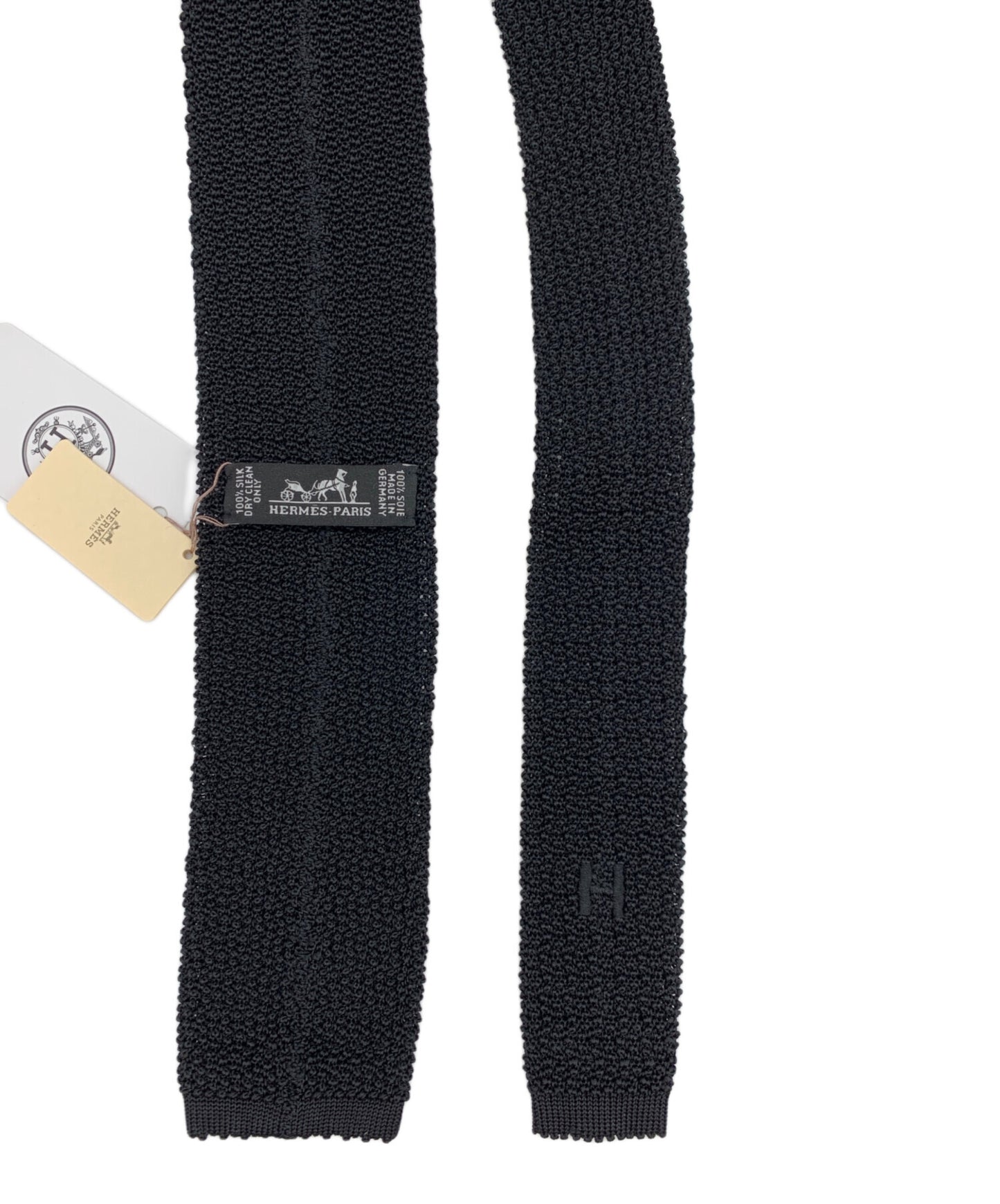 [Pre-owned] HERMES Silk knit tie