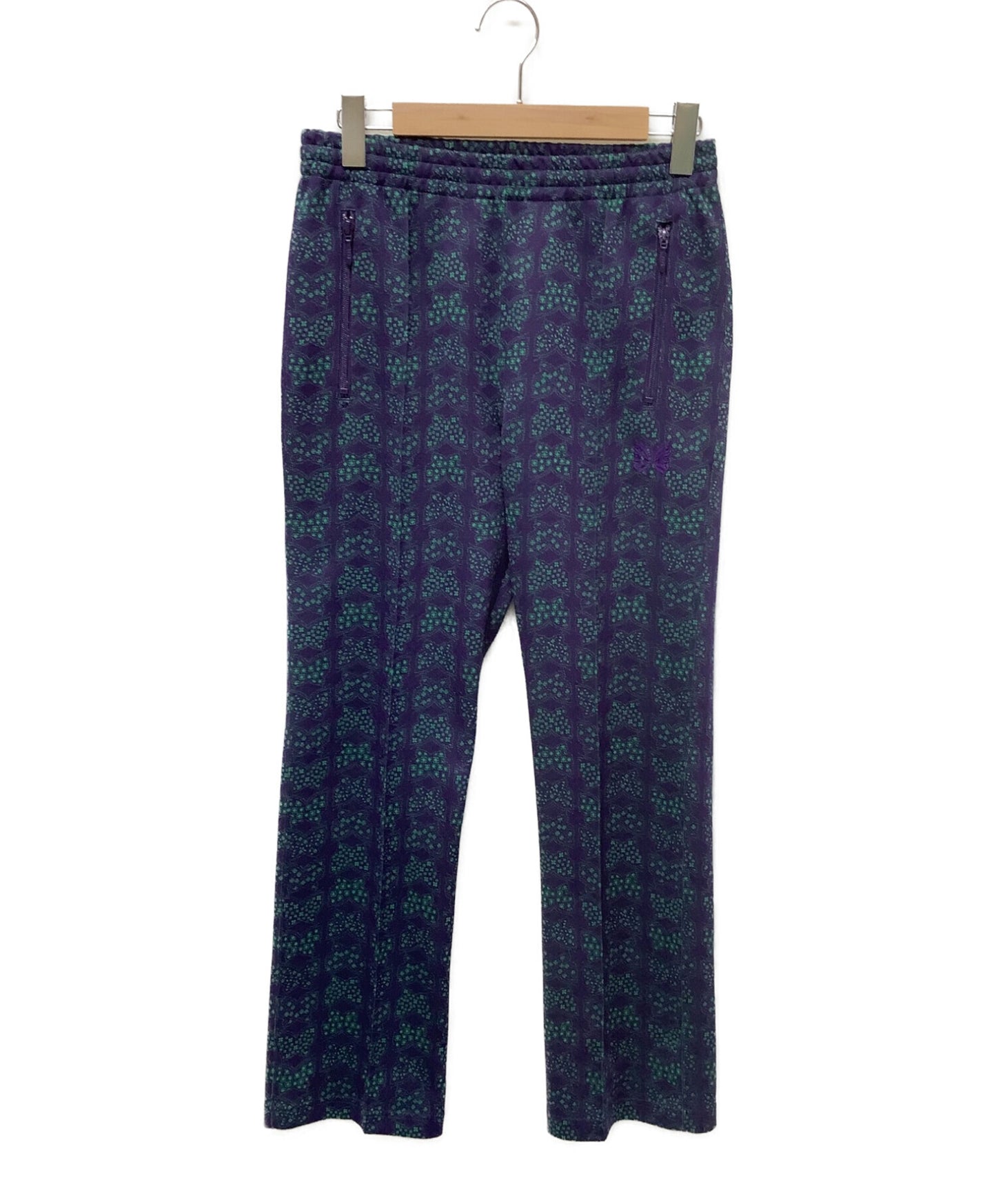 [Pre-owned] Needles Track Pant-Poly Jq. KP213.