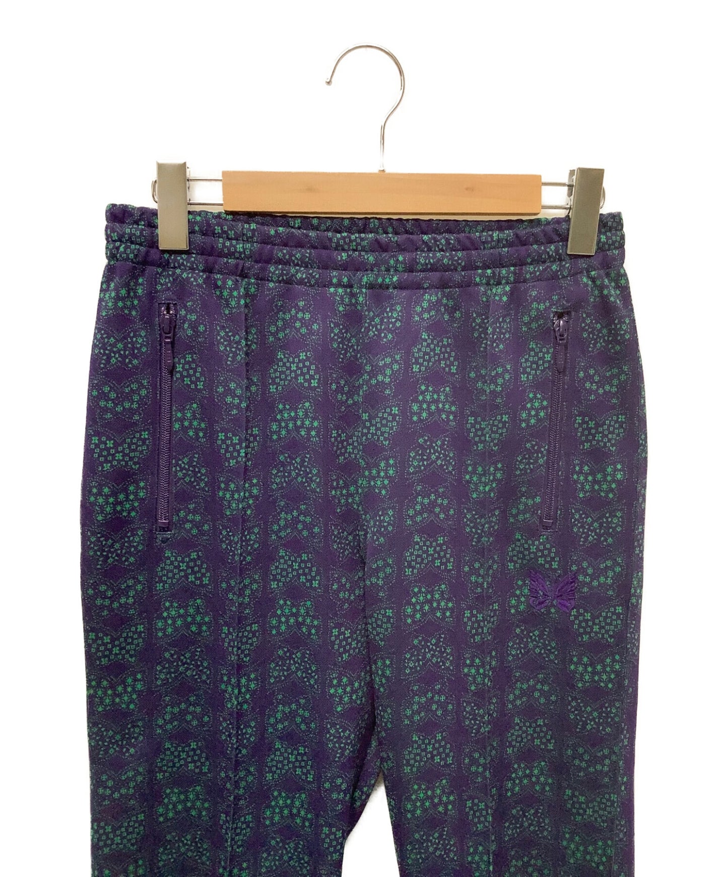 [Pre-owned] Needles Track Pant-Poly Jq. KP213.