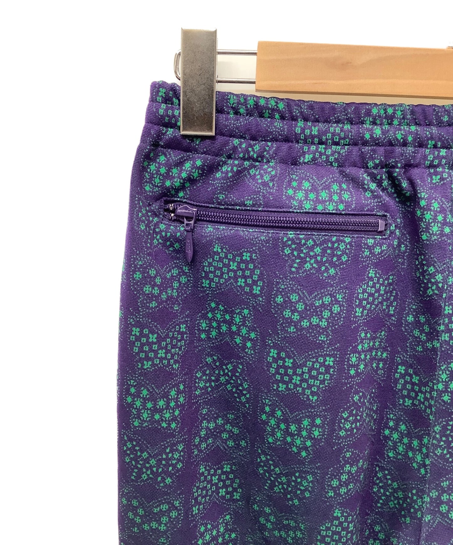 [Pre-owned] Needles Track Pant-Poly Jq. KP213.