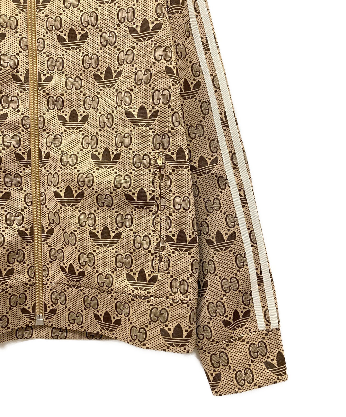 [Pre-owned] GUCCI GG Trefoil Zip Jacket 722998 XJE10