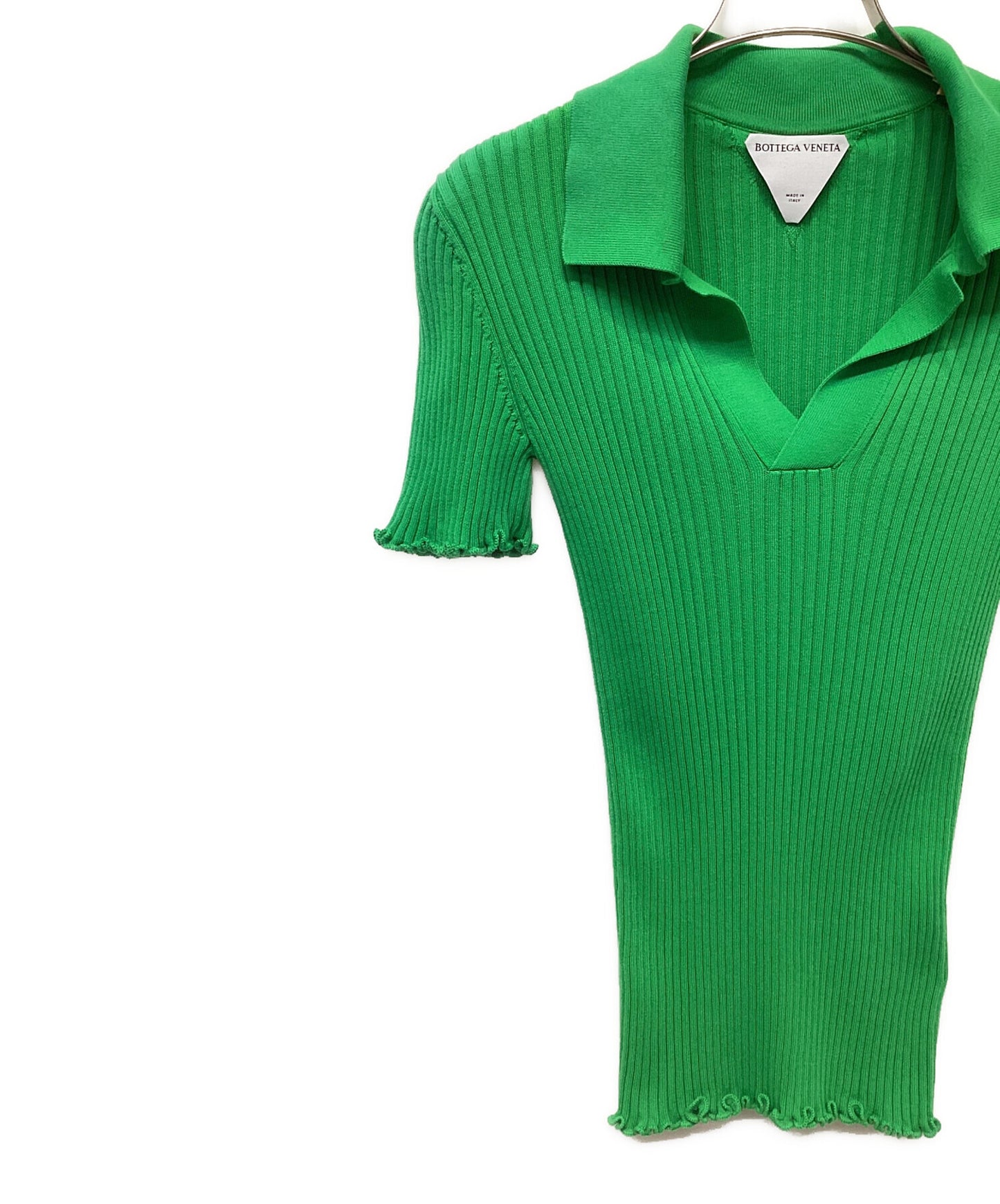 [Pre-owned] BOTTEGA VENETA knit polo shirt 672044 V16U0