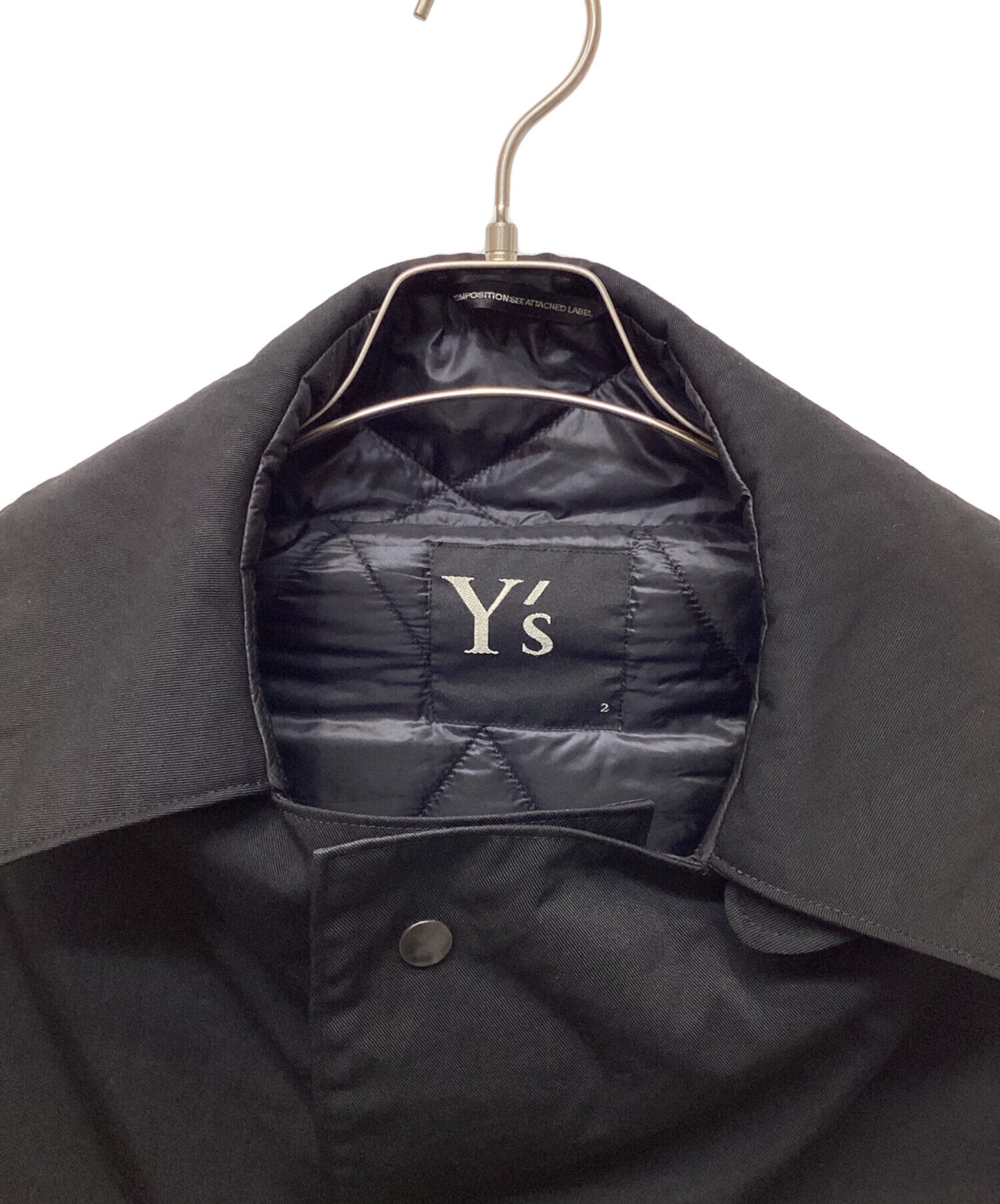 [Pre-owned] Y's NYLON CHINO CLOTH MIDDLE COAT YK-C22-603