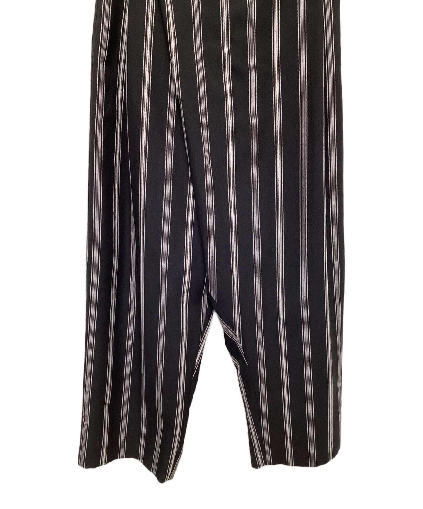 [Pre-owned] Y's HARD TWISTED STRIPE PLEATED PANTS YS-P40-932