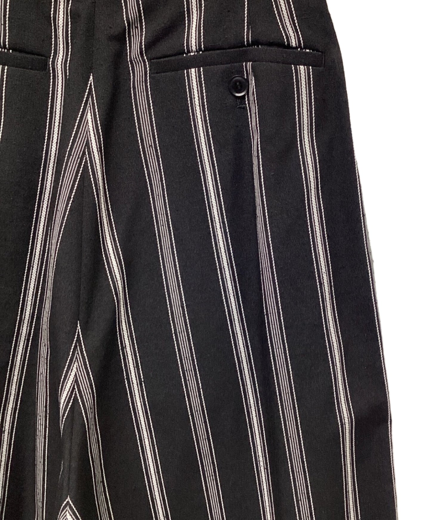 [Pre-owned] Y's HARD TWISTED STRIPE PLEATED PANTS YS-P40-932