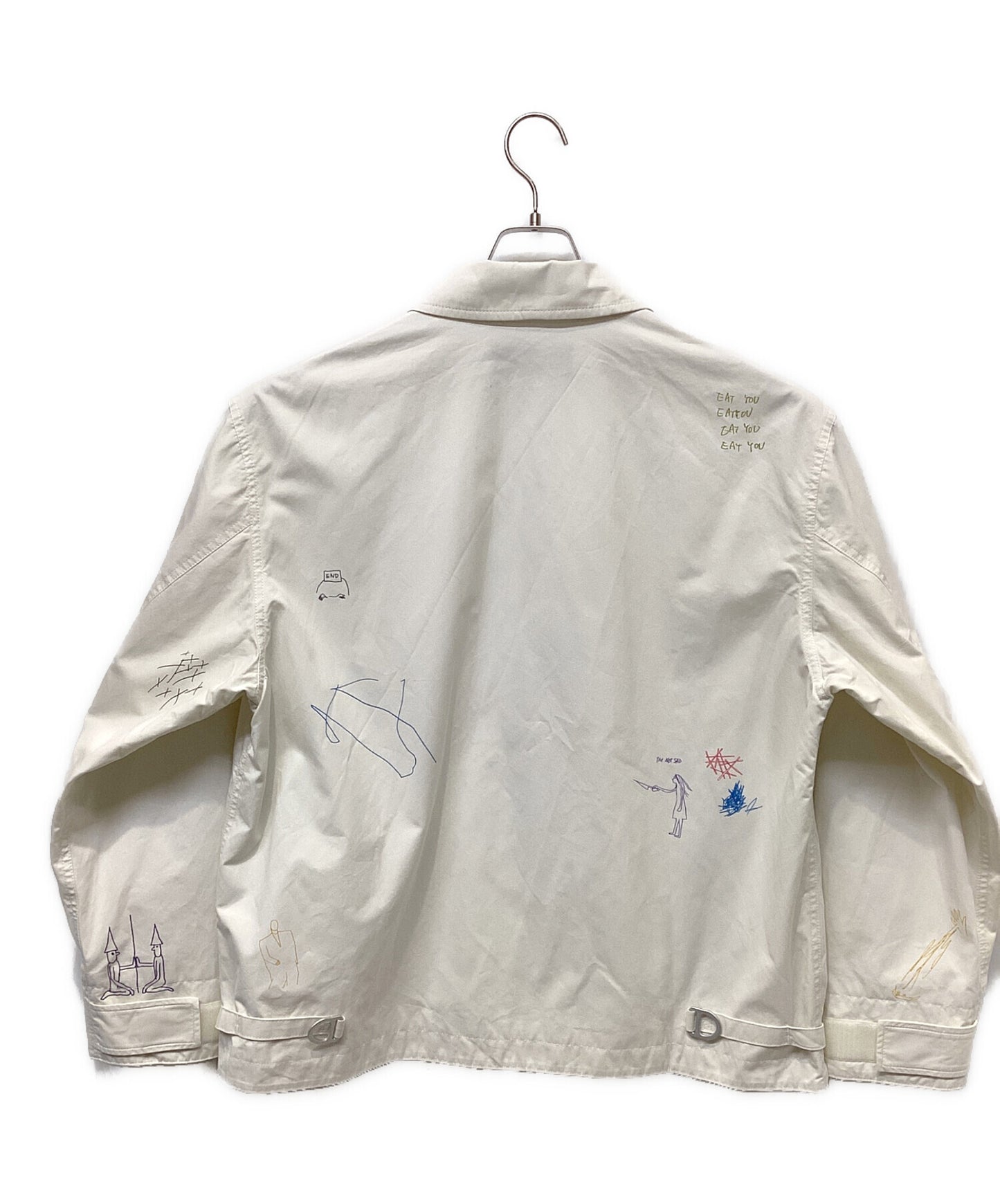 [Pre-owned] UNDERCOVER Sketch Allover Pattern Co Weather Zip Blouson UC2D4212