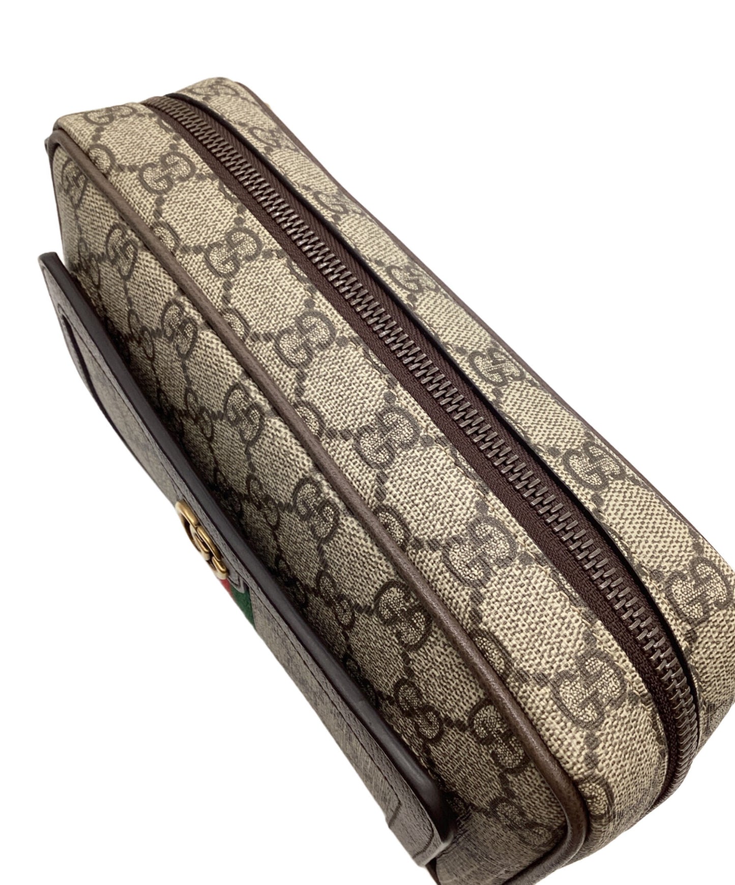 [Pre-owned] GUCCI Off-Deer GG Pouch 760245-96iwt-8745