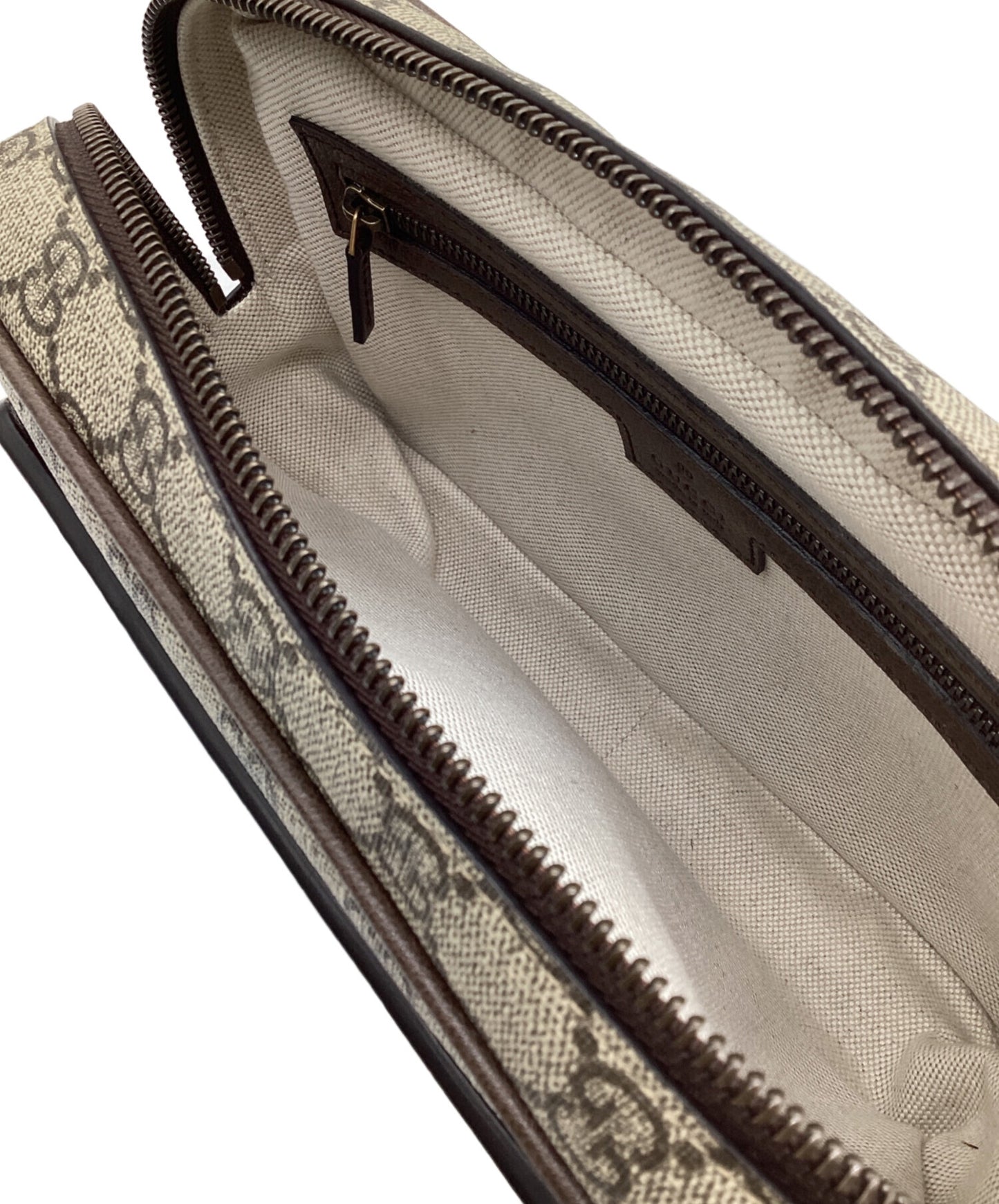 [Pre-owned] GUCCI Off-Deer GG Pouch 760245-96iwt-8745