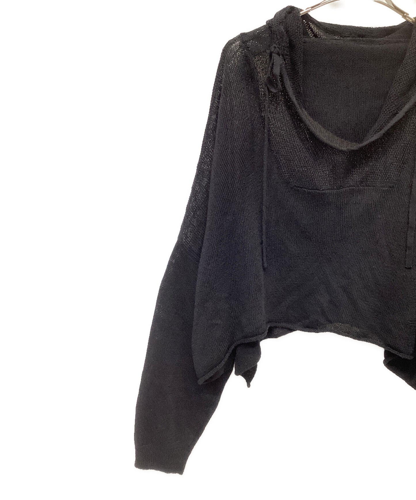 [Pre-owned] Y's JERSEY BROAD STITCH SKIPPER HOODIE PULLOVER YT-K88-682