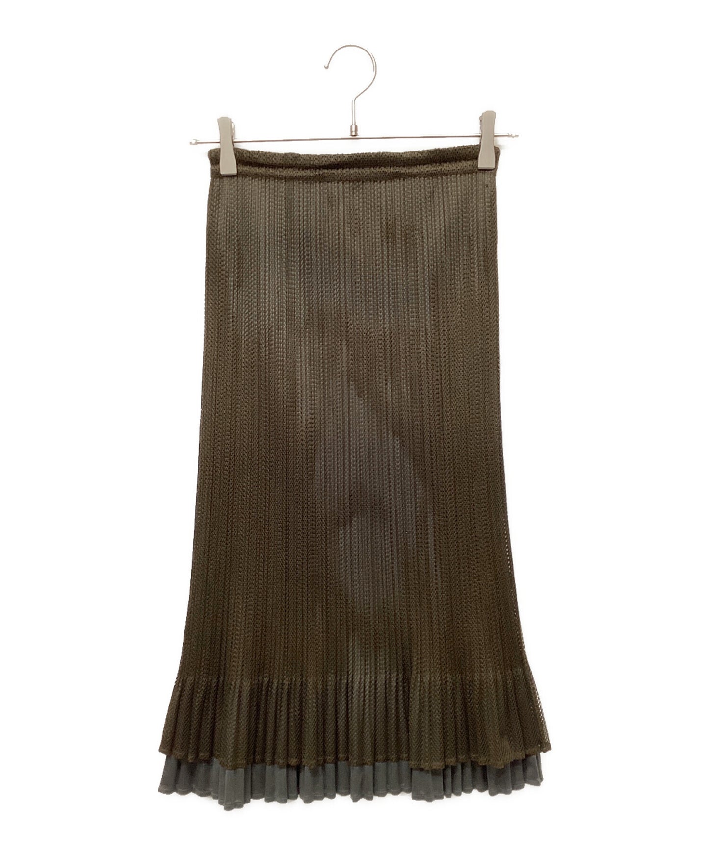 [Pre-owned] PLEATS PLEASE tricot pleated skirt PP14-JG574