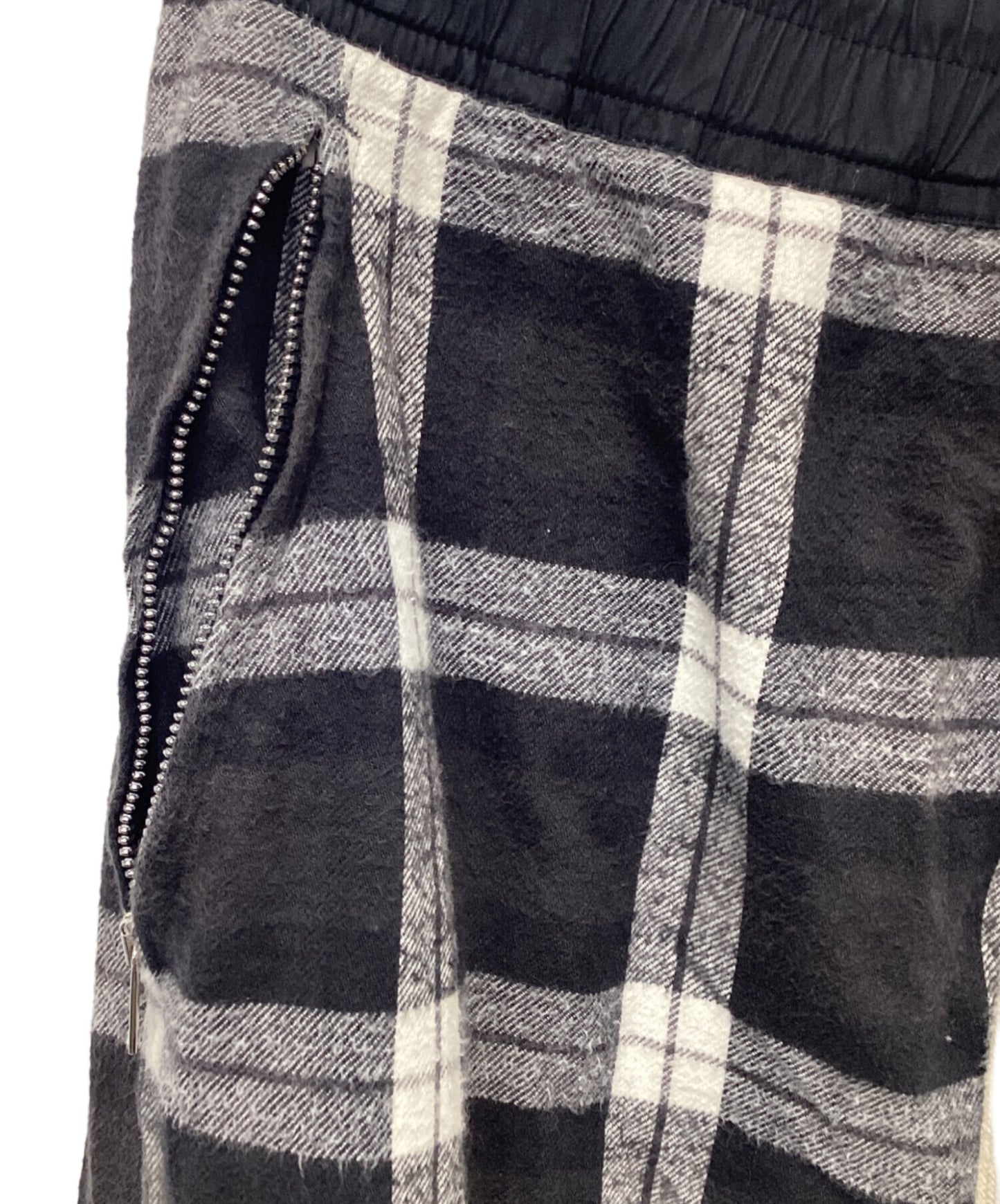 [Pre-owned] RICK OWENS CHECK TRACK PANTS RU19S2388-CP