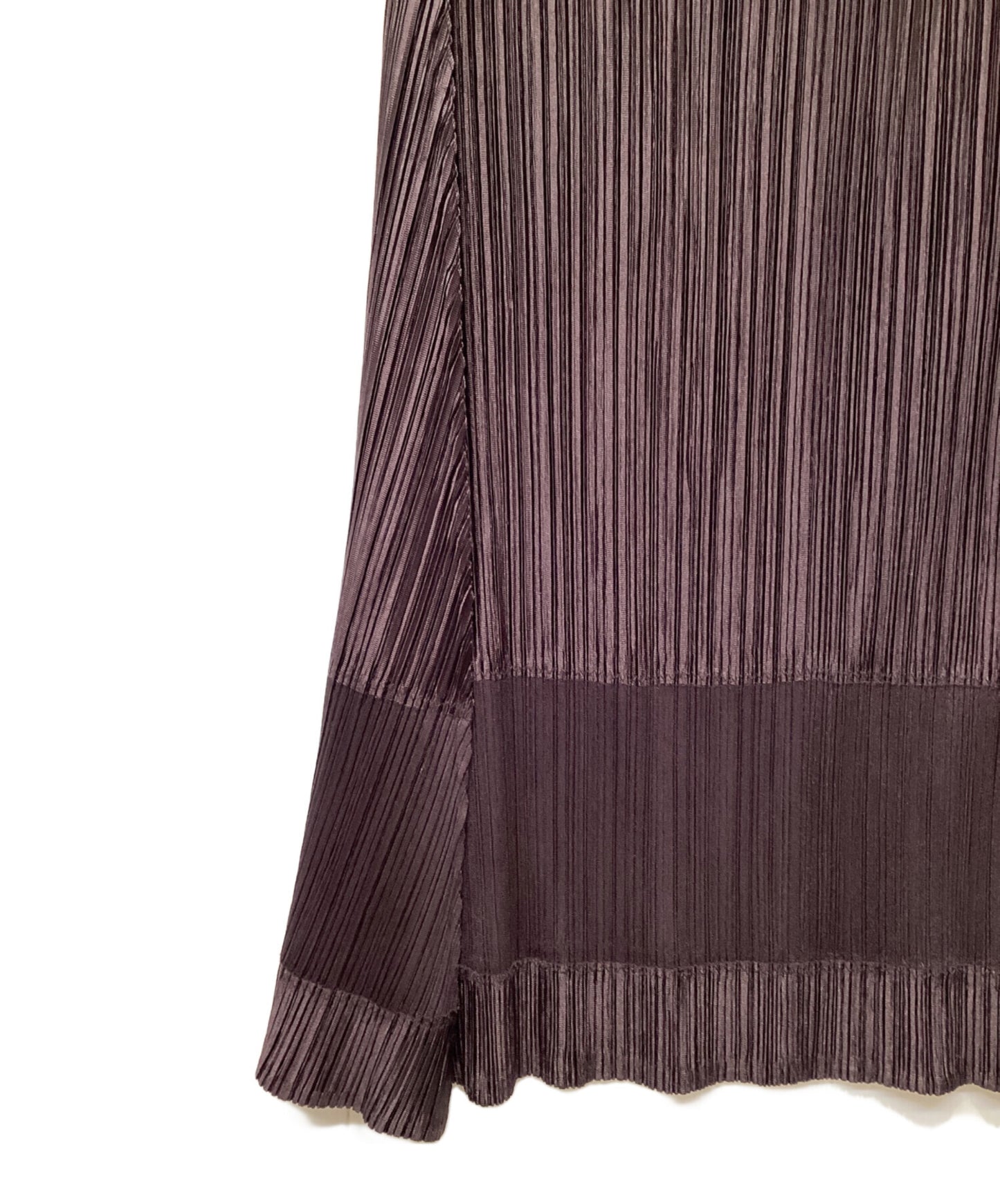 [Pre-owned] PLEATS PLEASE bicolor-switched pleated skirt PP93-JG692