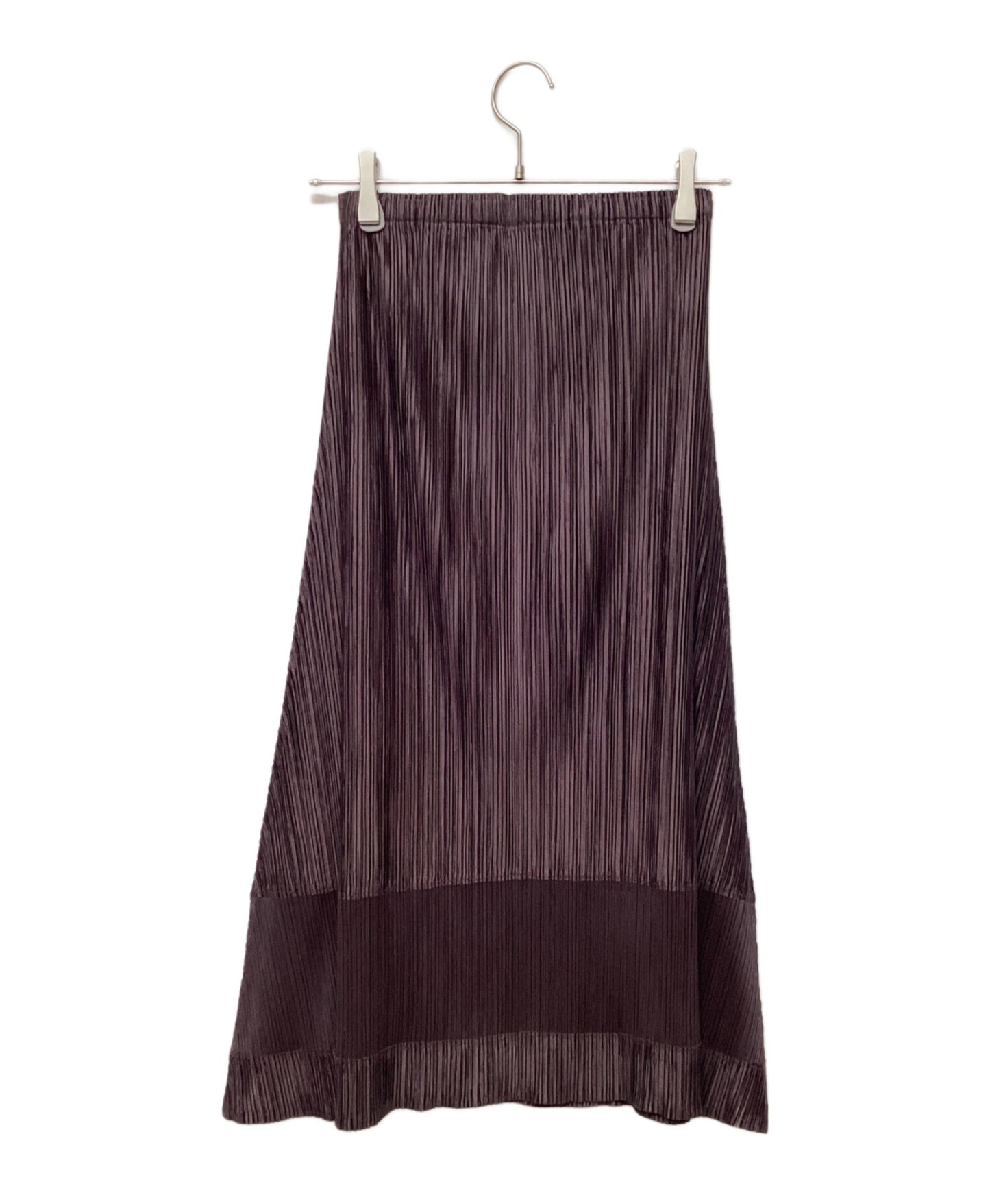 [Pre-owned] PLEATS PLEASE bicolor-switched pleated skirt PP93-JG692