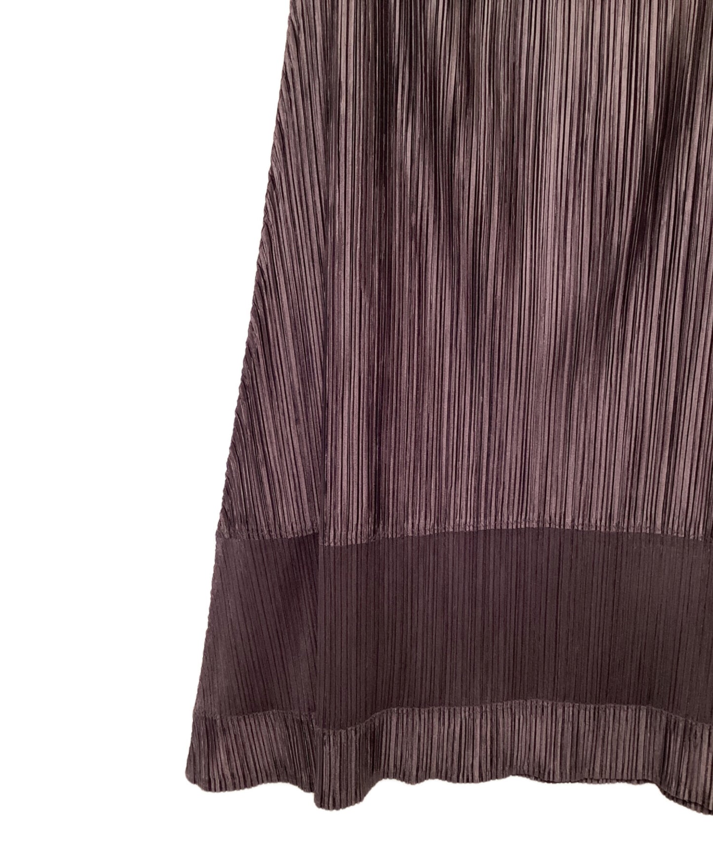 [Pre-owned] PLEATS PLEASE bicolor-switched pleated skirt PP93-JG692