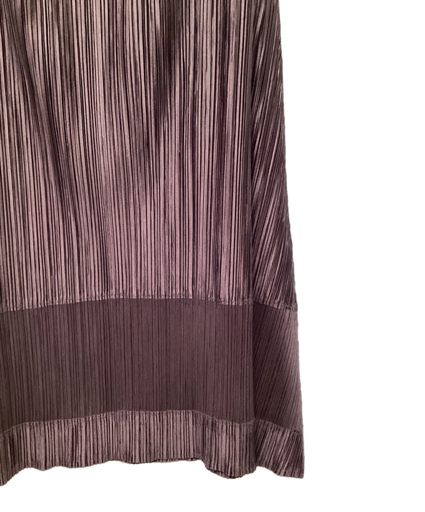 [Pre-owned] PLEATS PLEASE bicolor-switched pleated skirt PP93-JG692