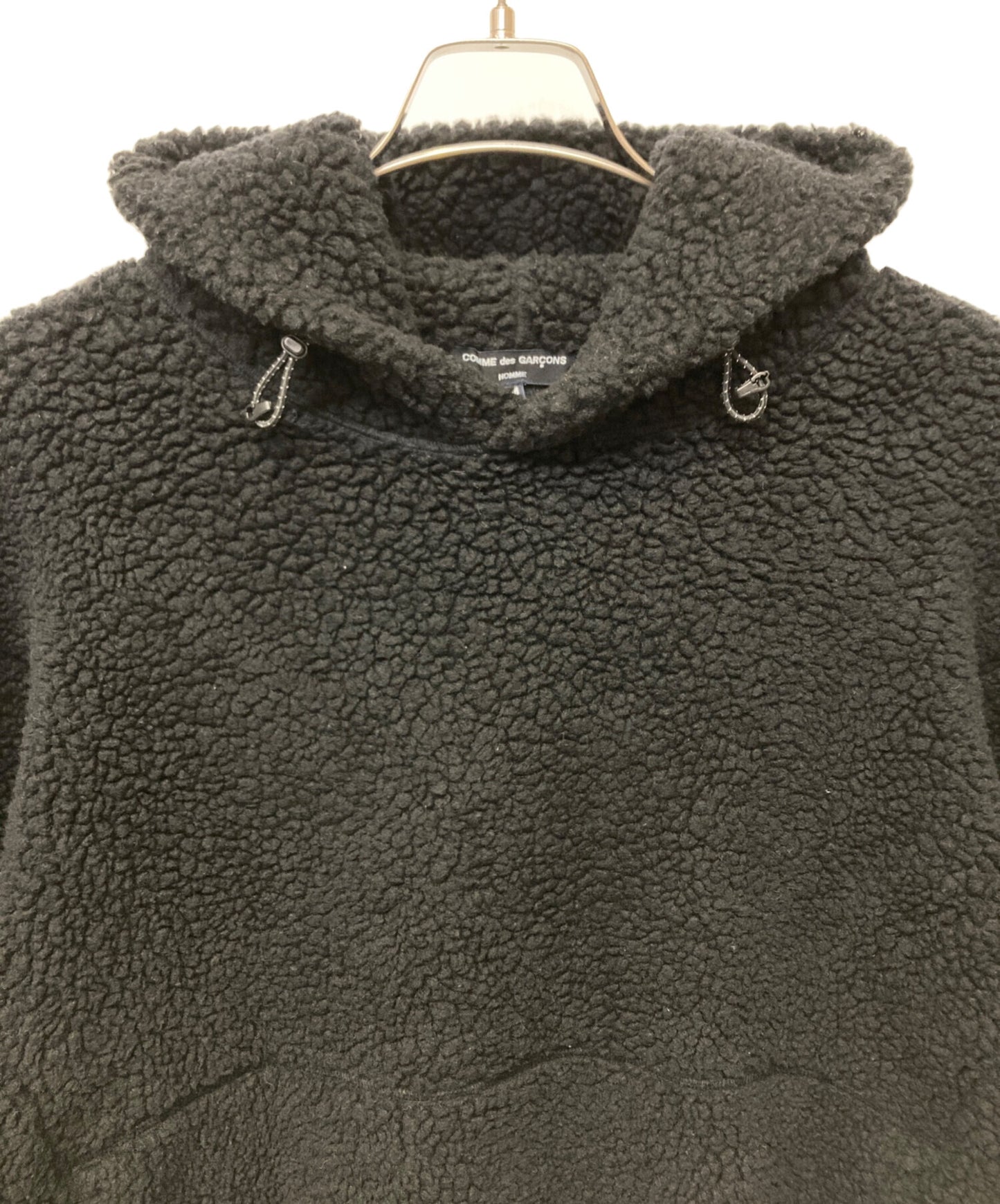 [Pre-owned] COMME des GARCONS Boa Fleece Pull Hoodie HN-T019