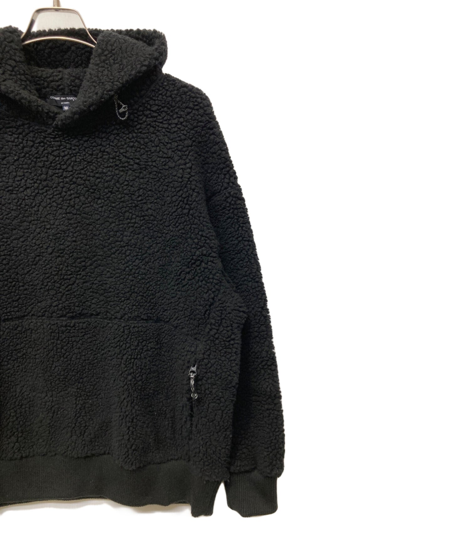 [Pre-owned] COMME des GARCONS Boa Fleece Pull Hoodie HN-T019