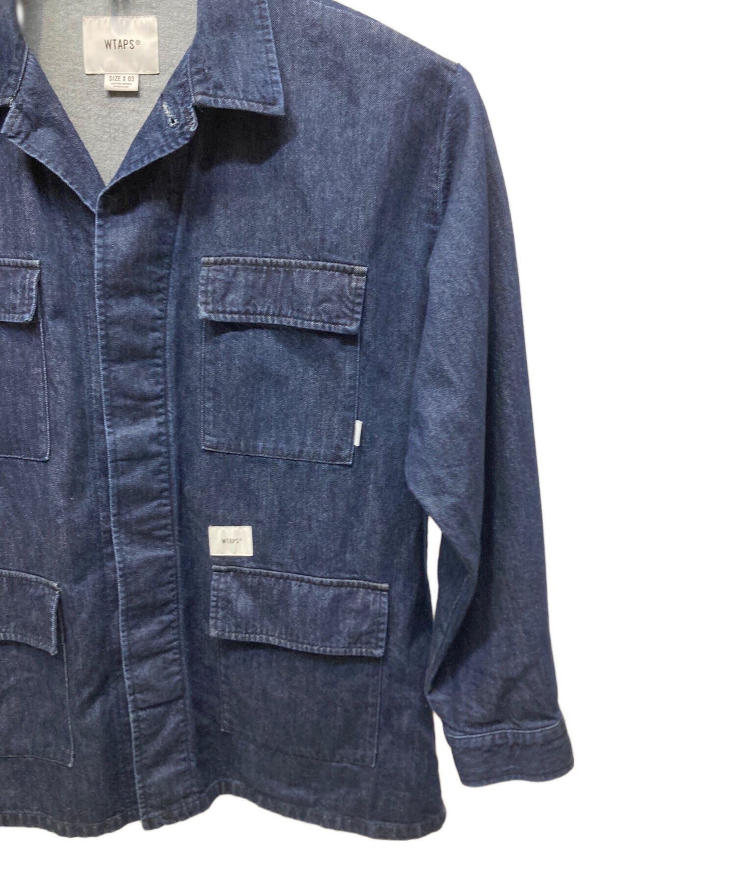 [Pre-owned] WTAPS JMOD LS COTTON DENIM PASTHG 231wvdt-shm02
