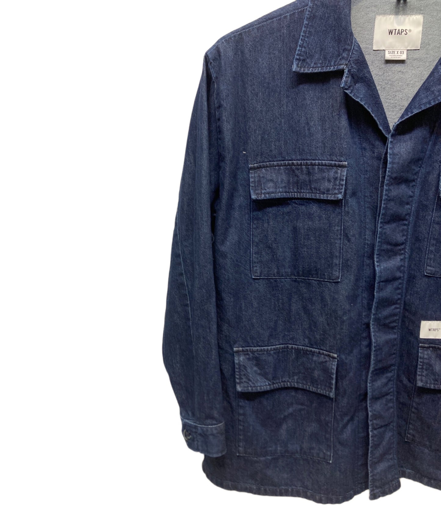 [Pre-owned] WTAPS JMOD LS COTTON DENIM PASTHG 231wvdt-shm02
