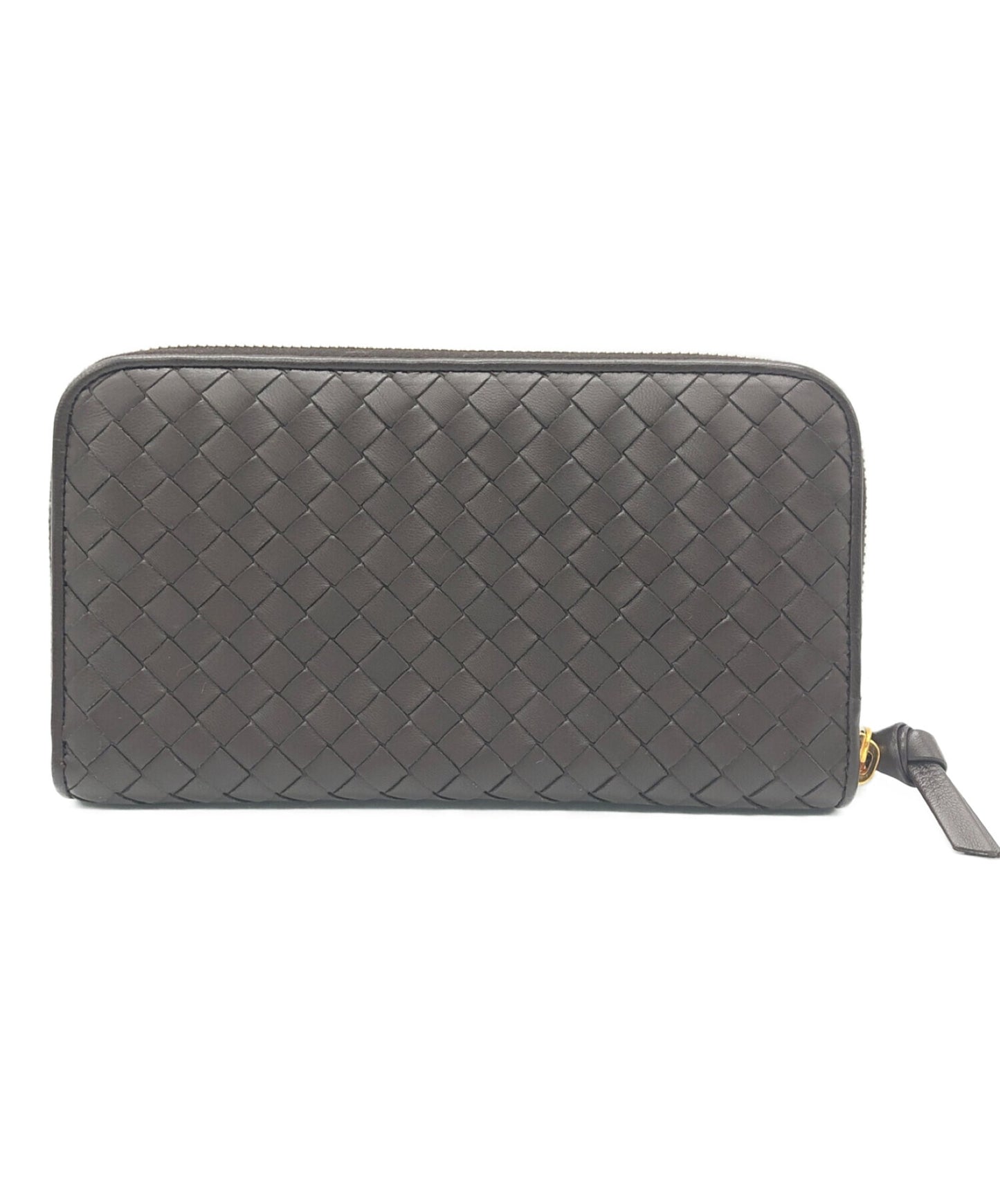 [Pre-owned] BOTTEGA VENETA round zipper wallet 114076