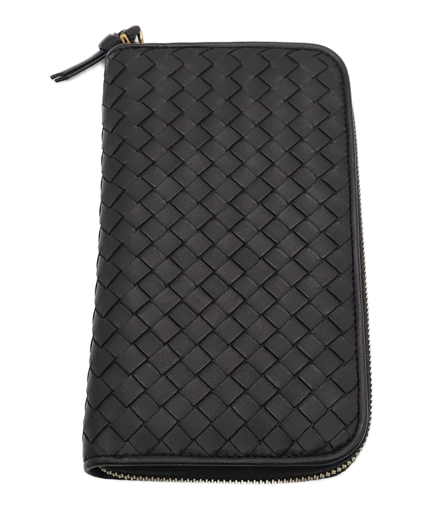 [Pre-owned] BOTTEGA VENETA round zipper wallet 114076