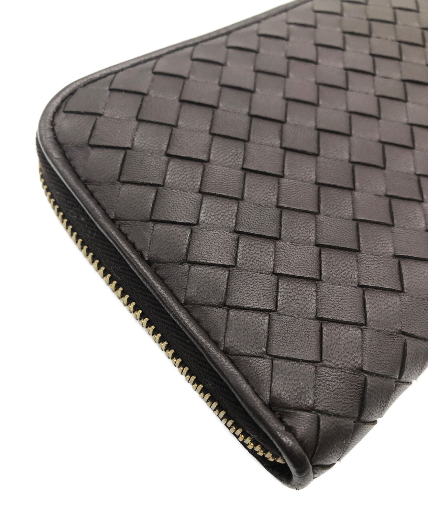 [Pre-owned] BOTTEGA VENETA round zipper wallet 114076