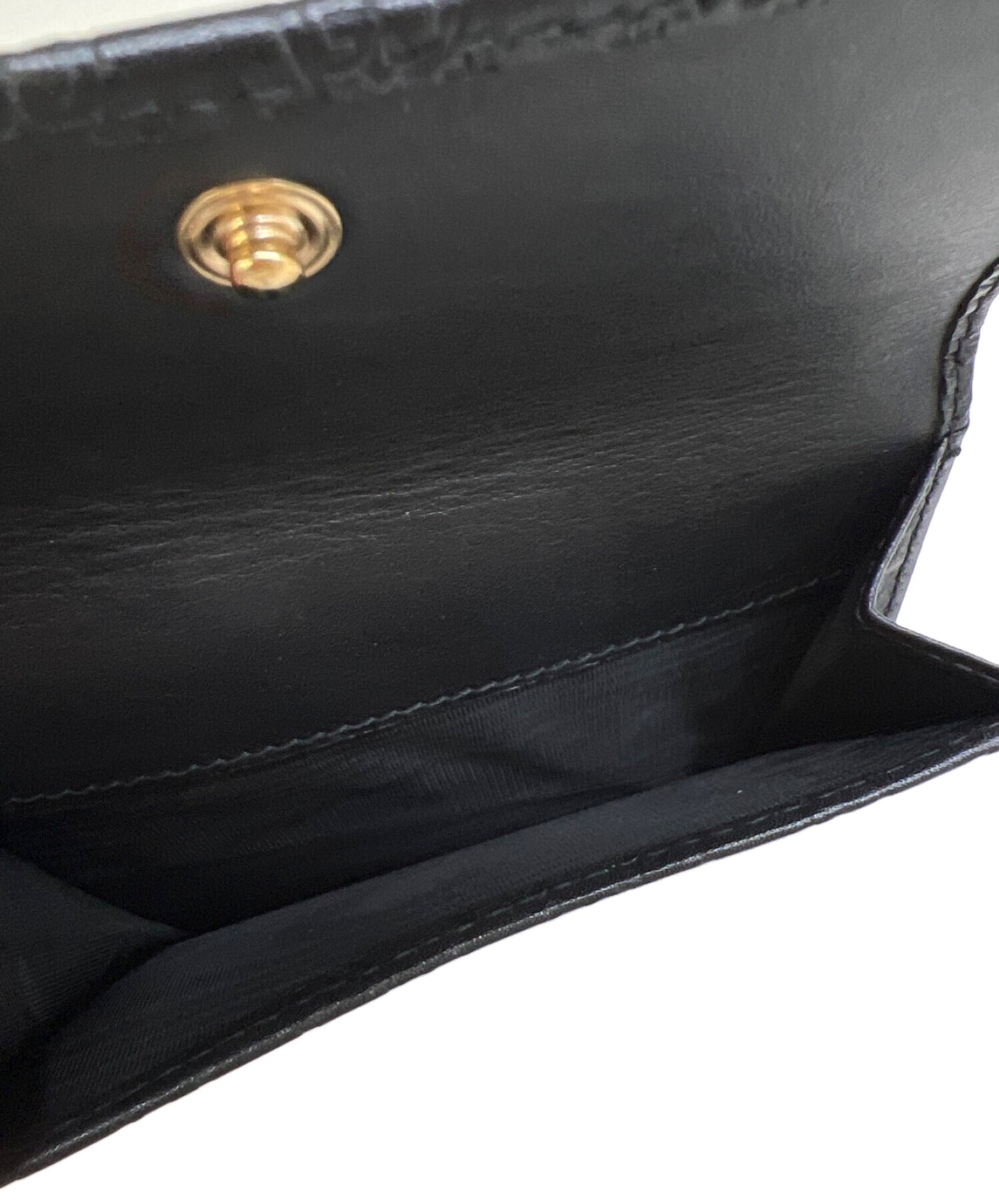 [Pre-owned] GUCCI Micro Guccissima W-hook bi-fold wallet 464916