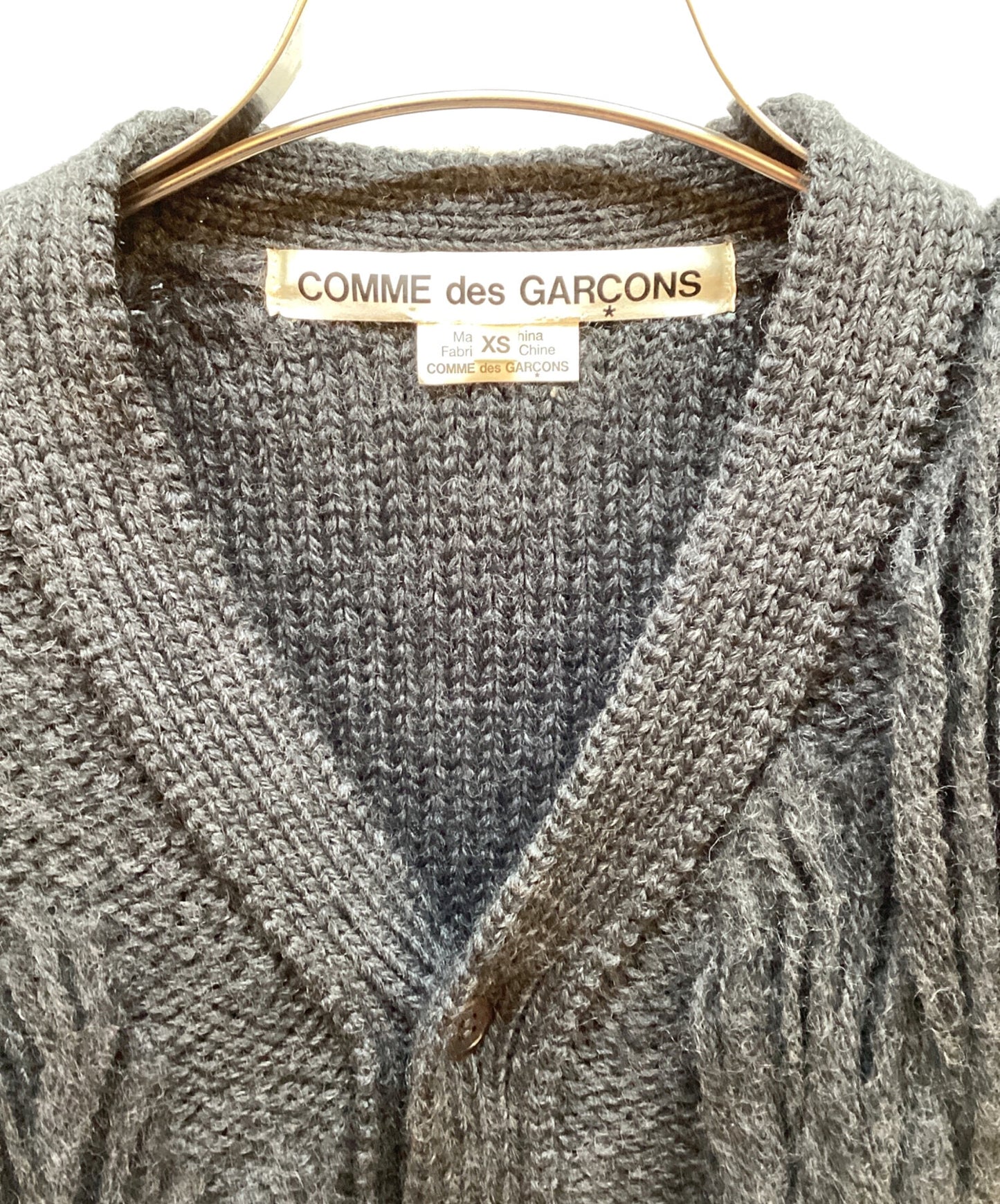 [Pre-owned] COMME des GARCONS knitted cardigan GN-N007