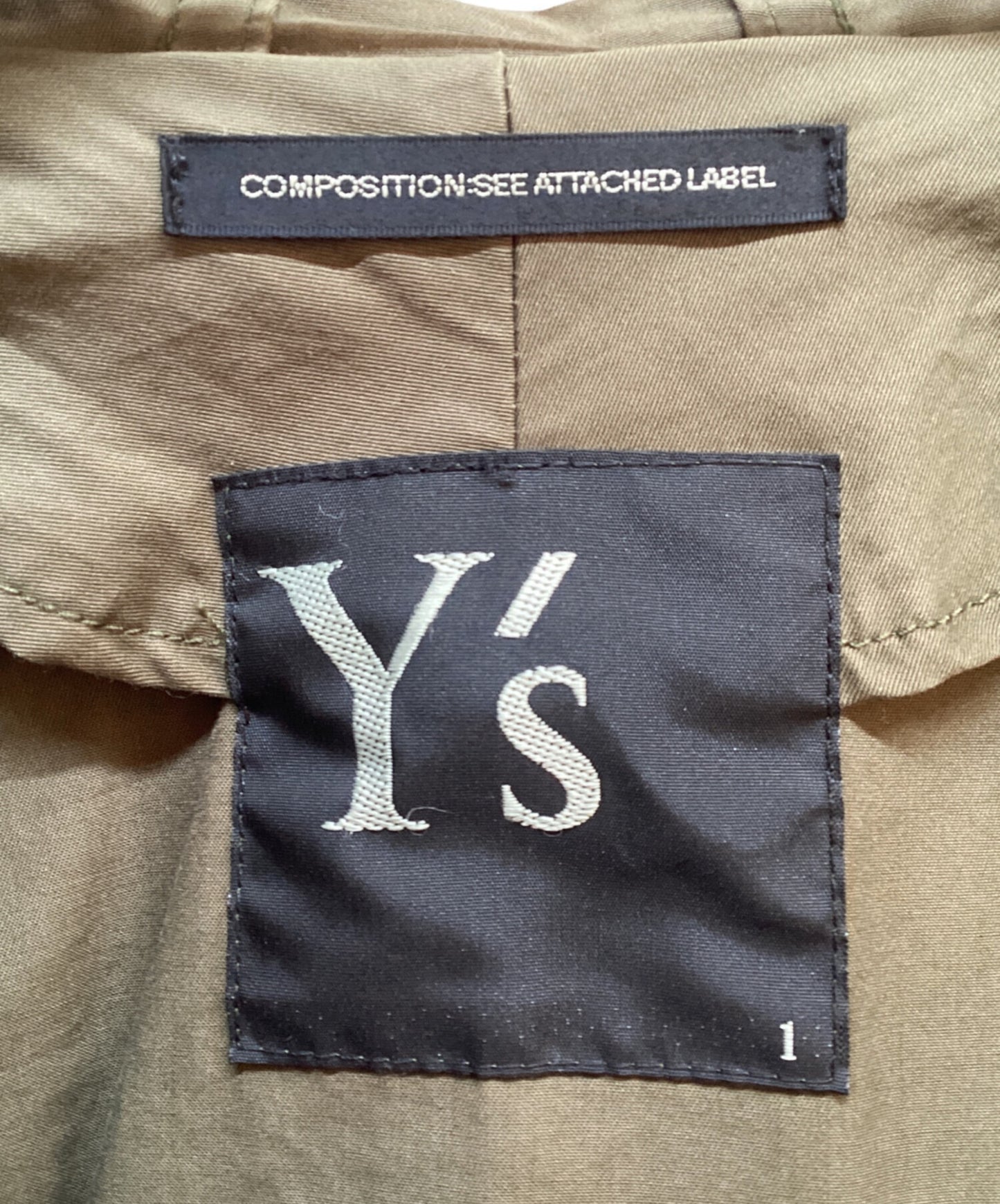 [Pre-owned] Y's hooded coat YY-C80-002