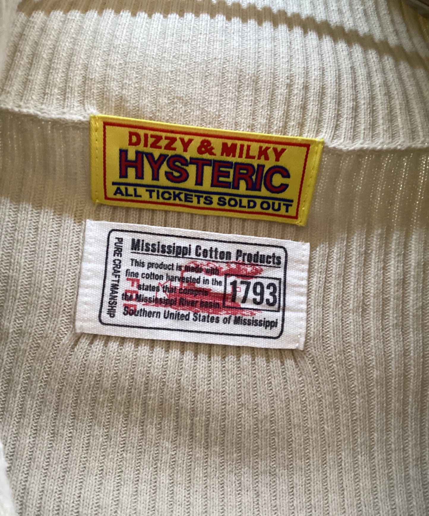 [Pre-owned] Hysteric Glamour Half Zip Sweatshirt 01233NS05