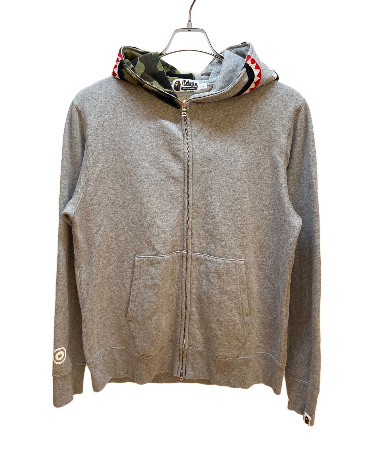 [Pre-owned] A BATHING APE Full Zip Shark Hoodie 001zpj801012m