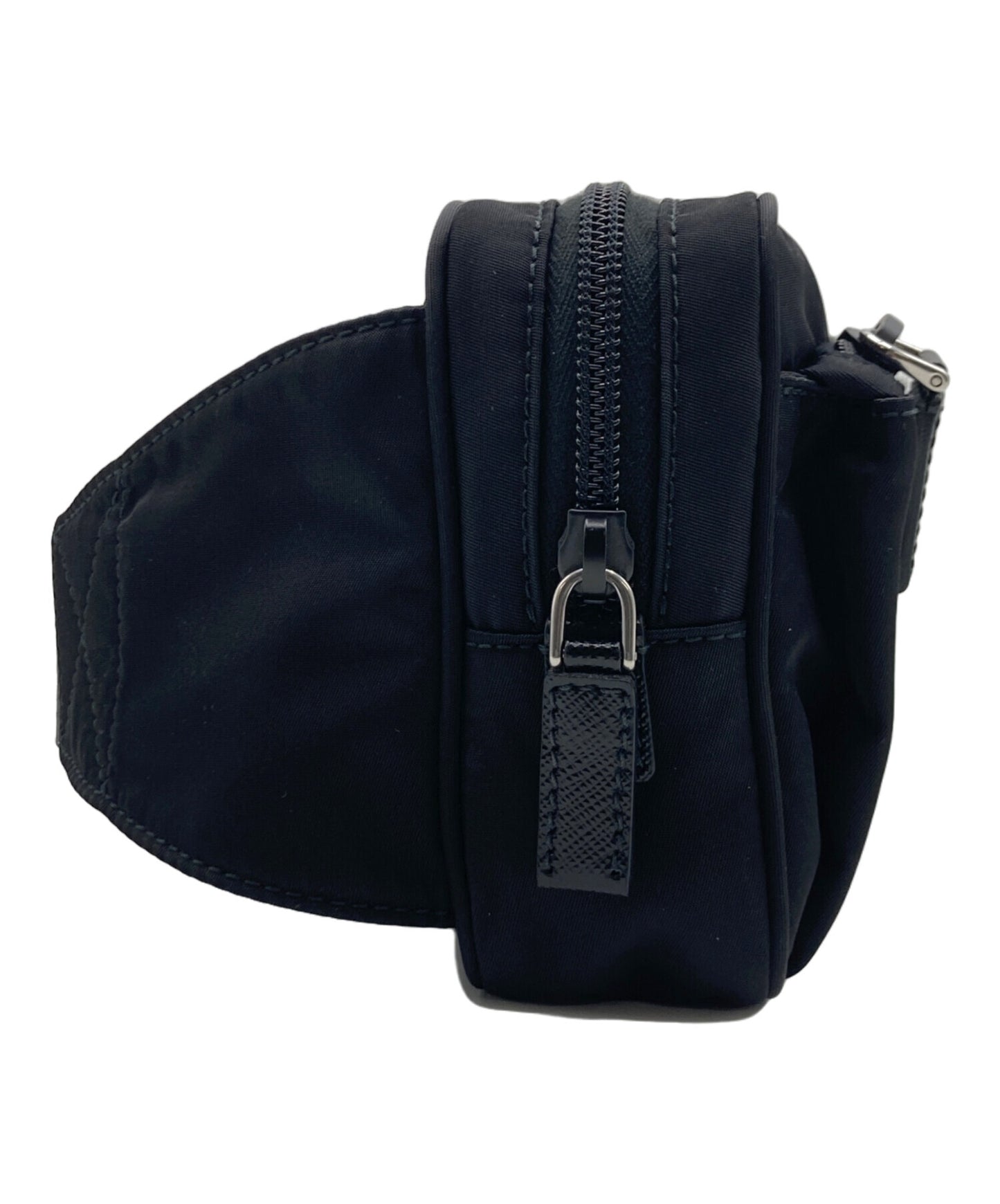 [Pre-owned] PRADA PRADA Re-Nylon x Saffiano leather belt bag 2VL977