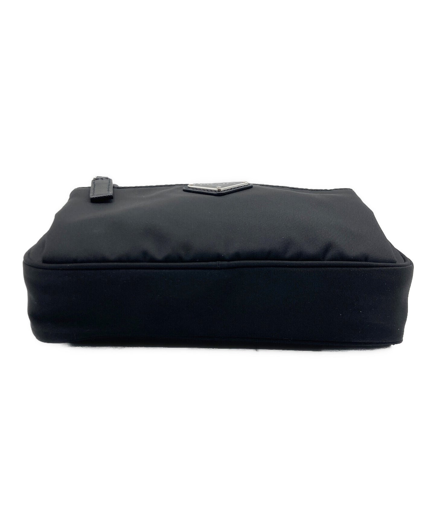 [Pre-owned] PRADA PRADA Re-Nylon x Saffiano leather belt bag 2VL977