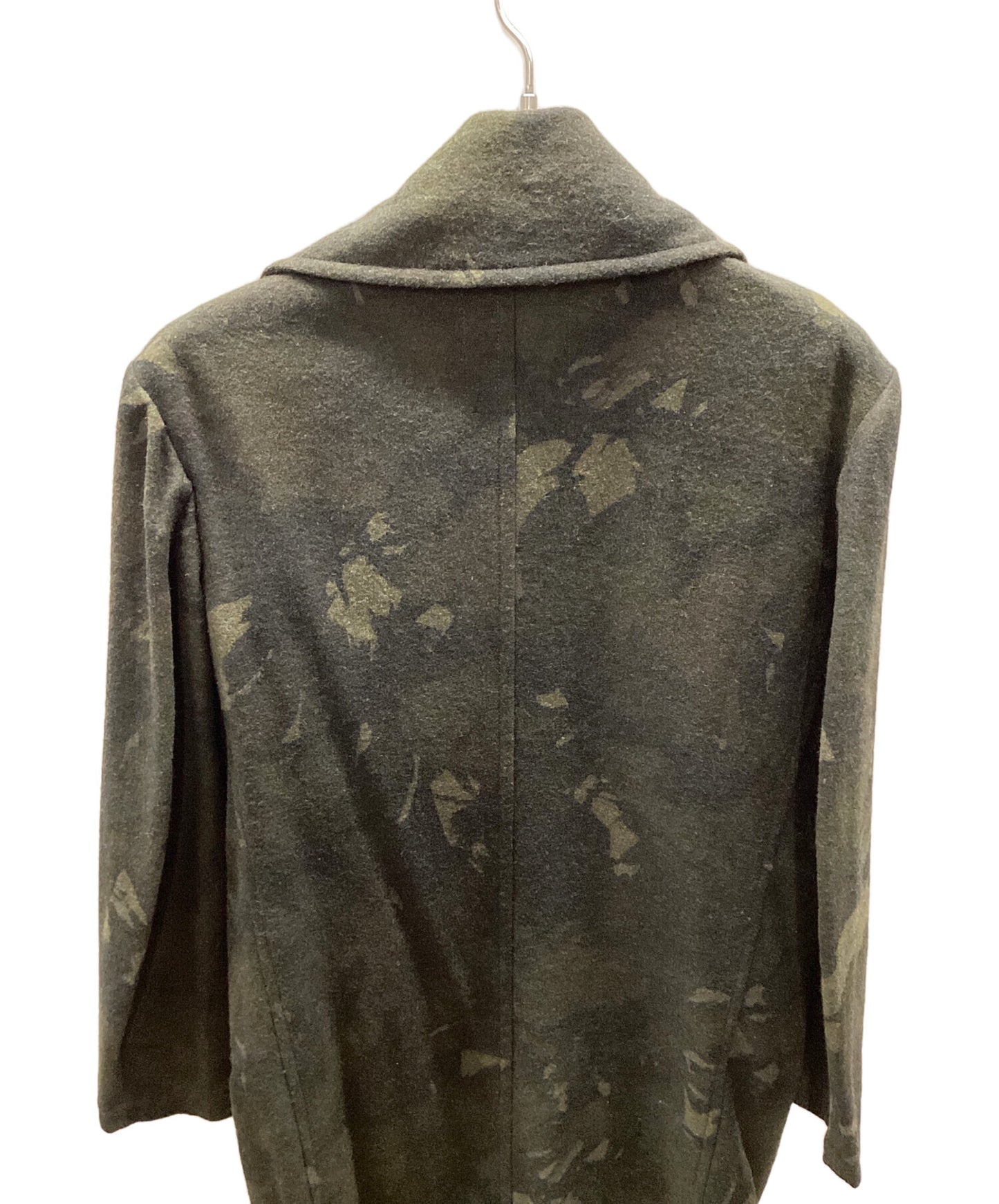 [Pre-owned] YOHJI YAMAMOTO Camouflage Pattern Wool Ulster Double-Breasted Coat YK-C01-013