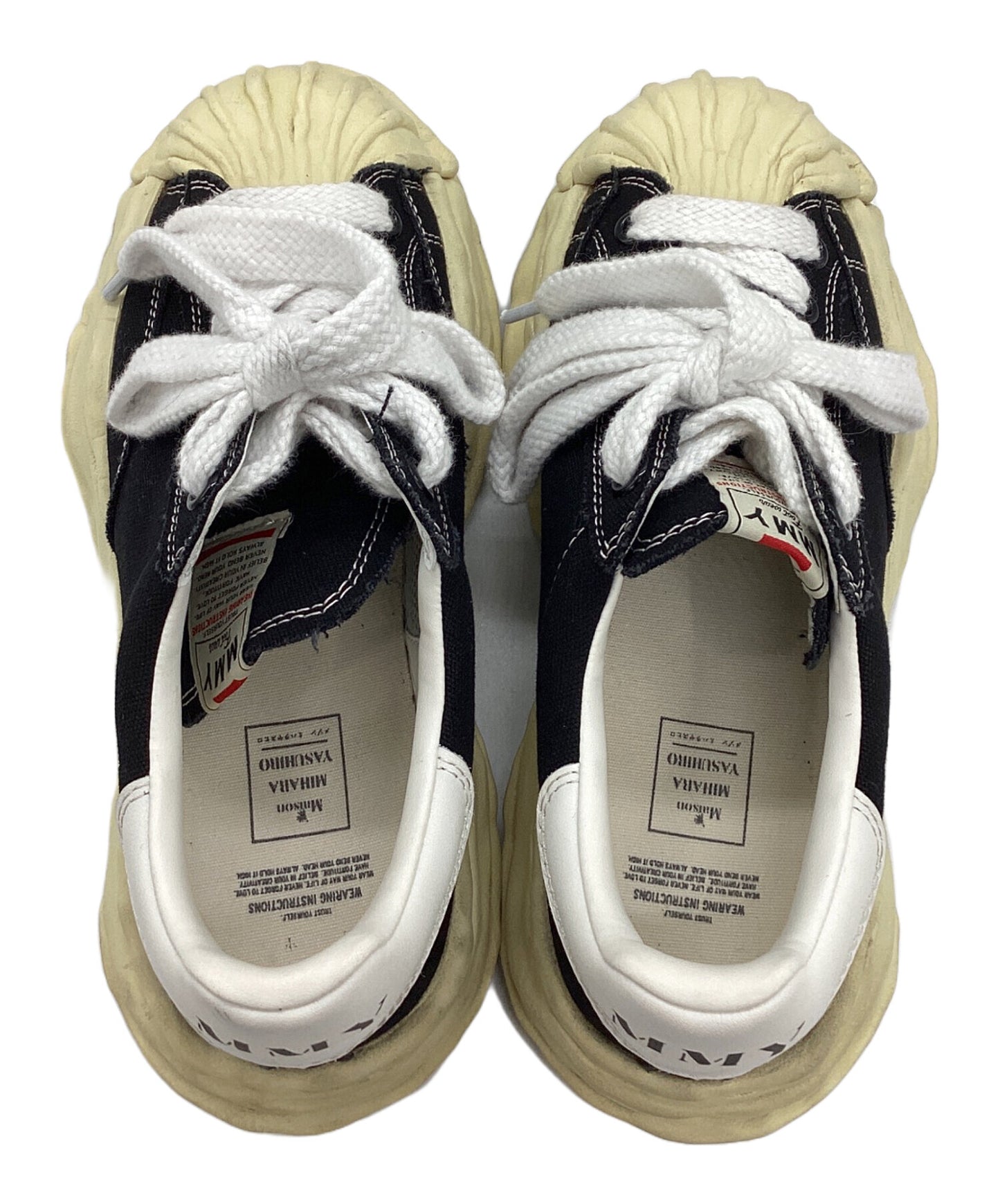 [Pre-owned] Maison MIHARA YASUHIRO Blakey Original Sole Canvas Low Cut Sneakers A09FW732