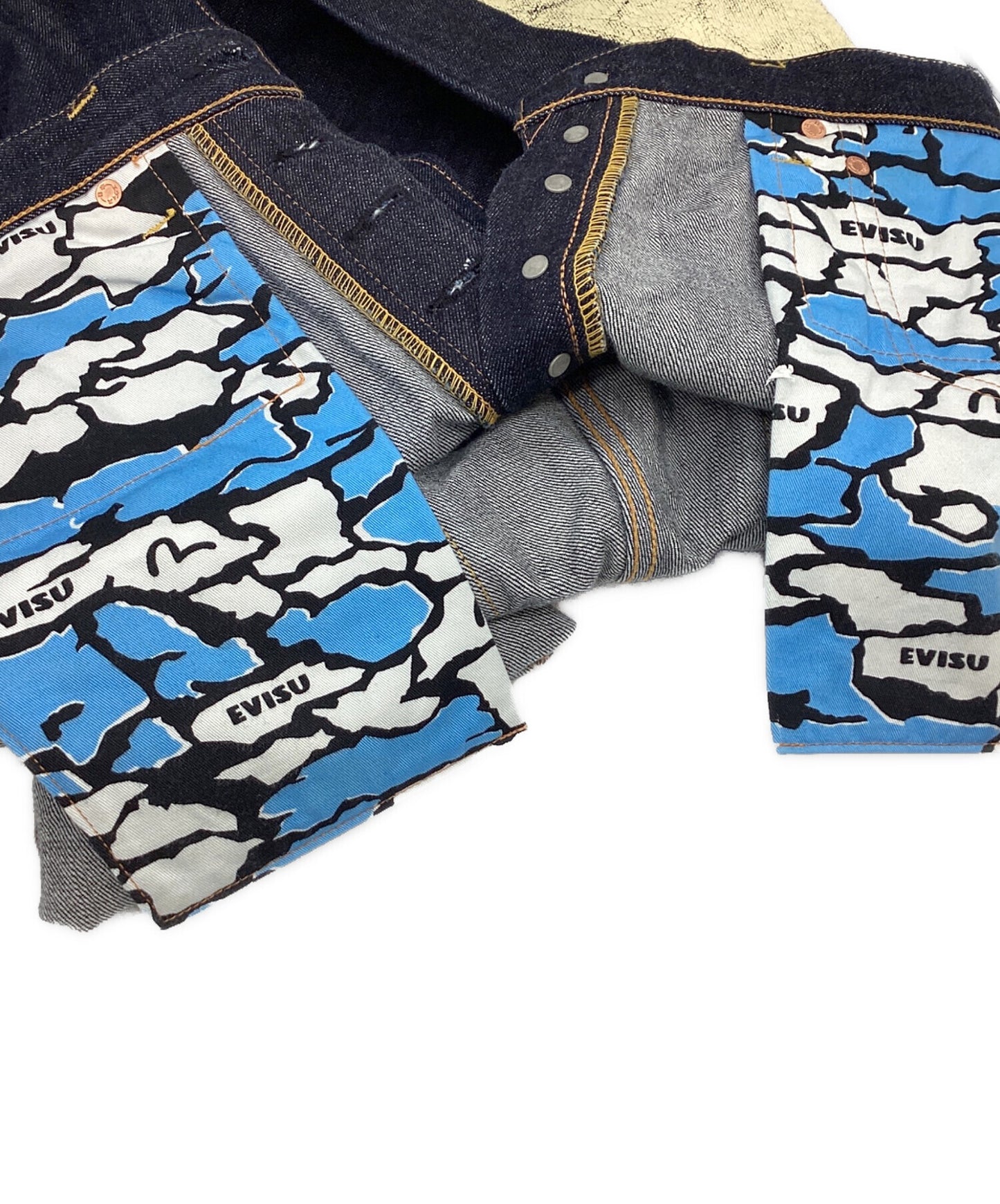 [Pre-owned] EVISU denim pants Lot2000