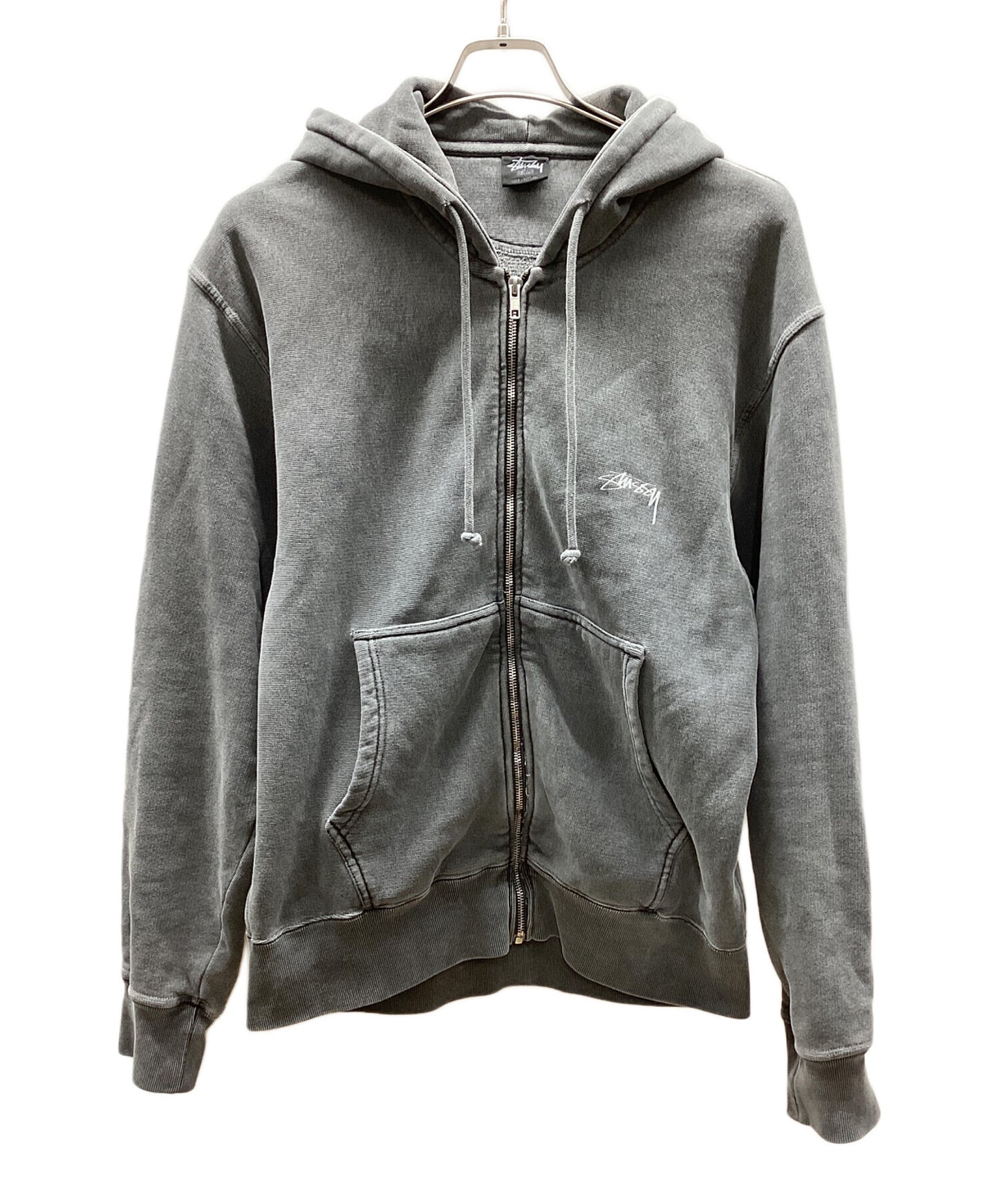 [Pre-owned] stussy SMOOTH STOCK ZIP HOODIE PIGMENT DYED 1975021