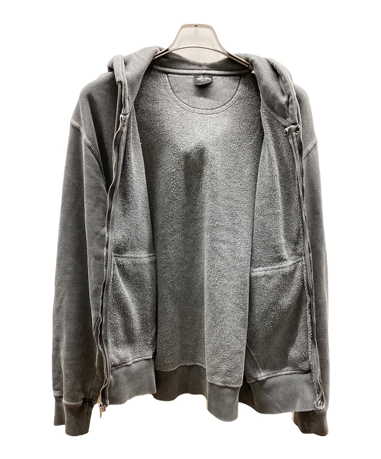 [Pre-owned] stussy SMOOTH STOCK ZIP HOODIE PIGMENT DYED 1975021