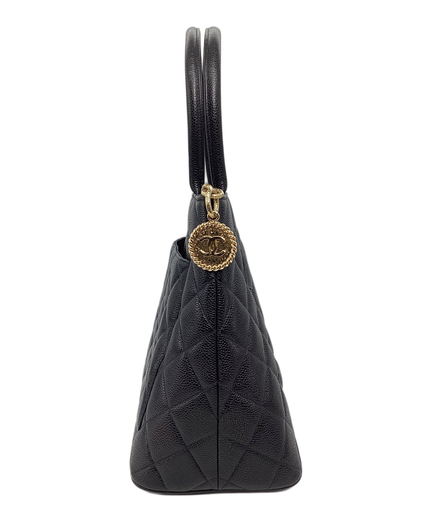 [Pre-owned] CHANEL Matelassé caviar skin tote bag