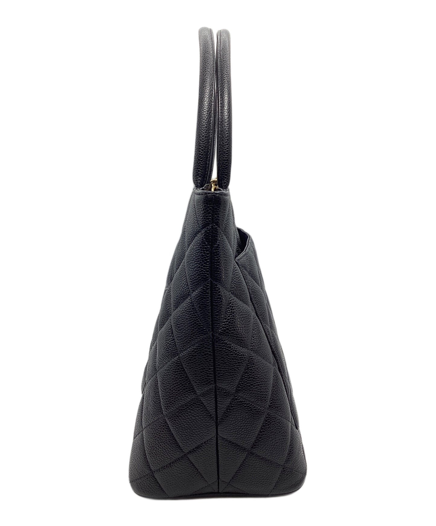 [Pre-owned] CHANEL Matelassé caviar skin tote bag