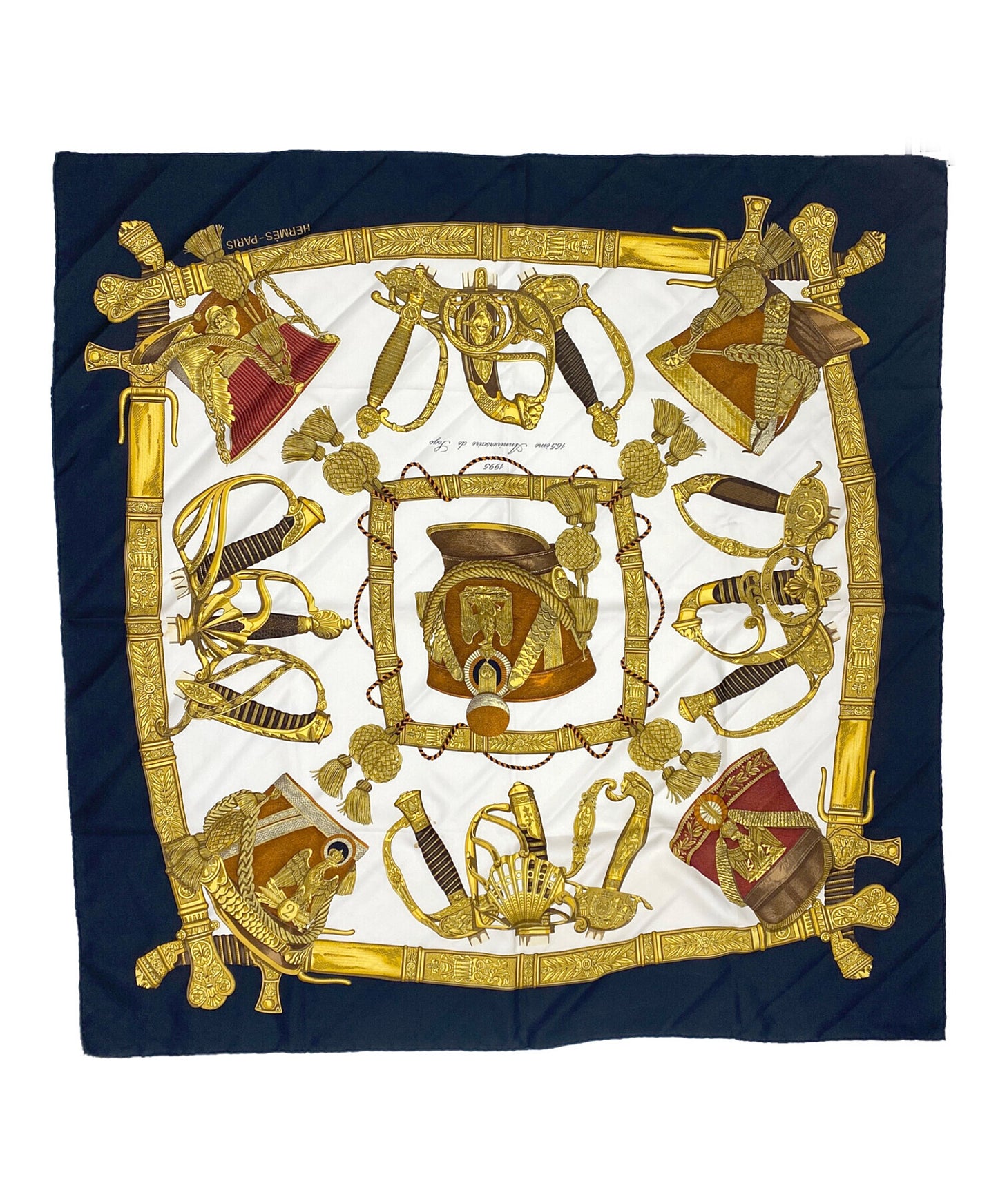 [Pre-owned] HERMES large oval scarf